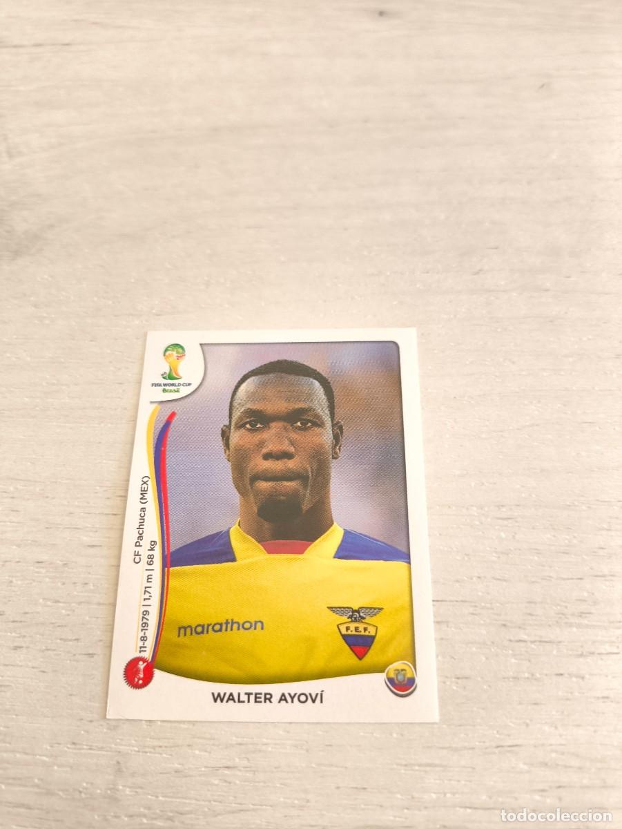 Figurine di Calcio: 358 Walter Ayov&iacute; ECUADOR PANINI FIFA MUNDIAL WORLD CUP BRASIL 2014 NO LIGA ESTE