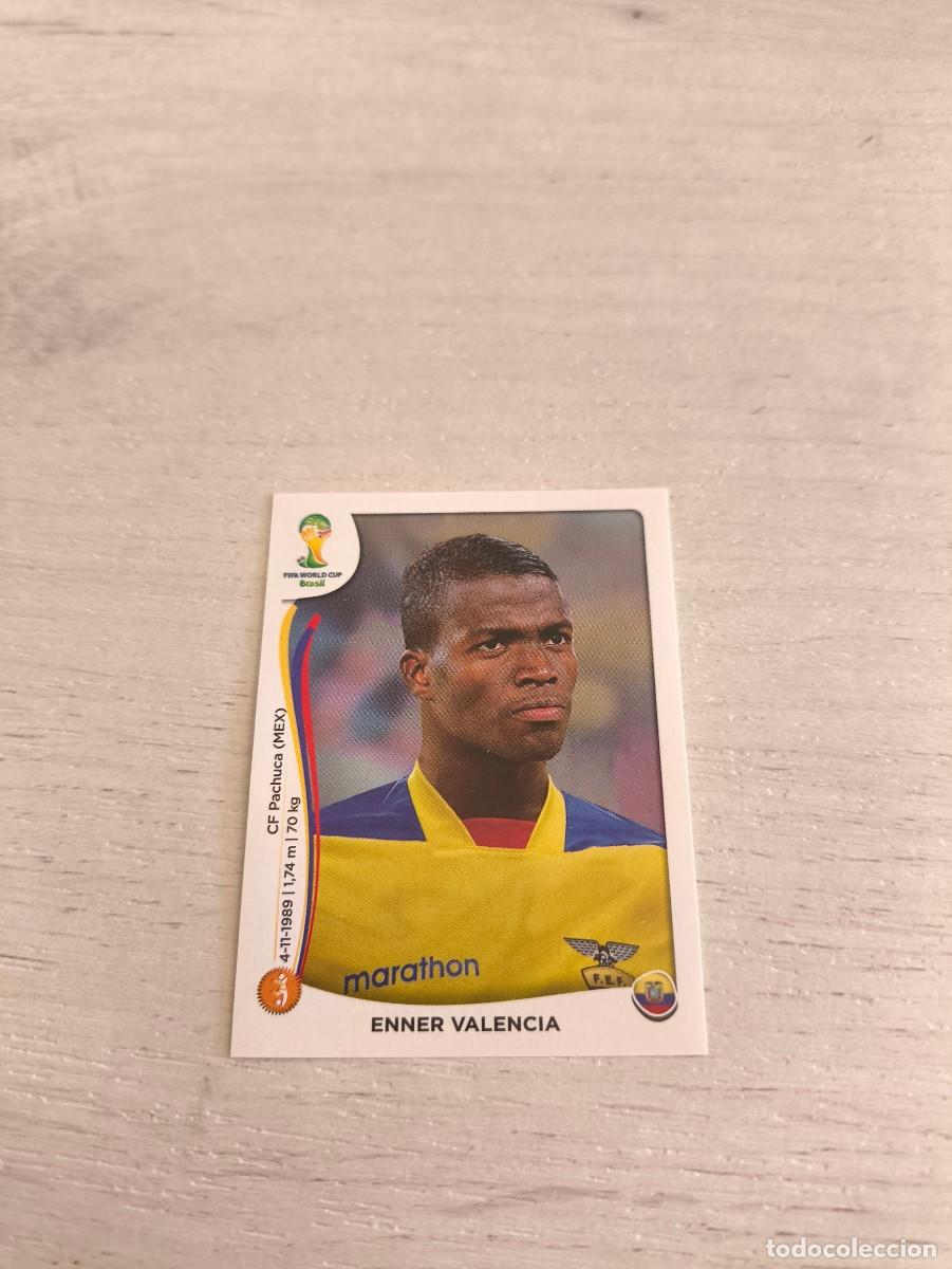 Fu&szlig;ball-Sticker: 364 Enner Valencia ECUADOR PANINI FIFA MUNDIAL WORLD CUP BRASIL 2014 NO LIGA ESTE