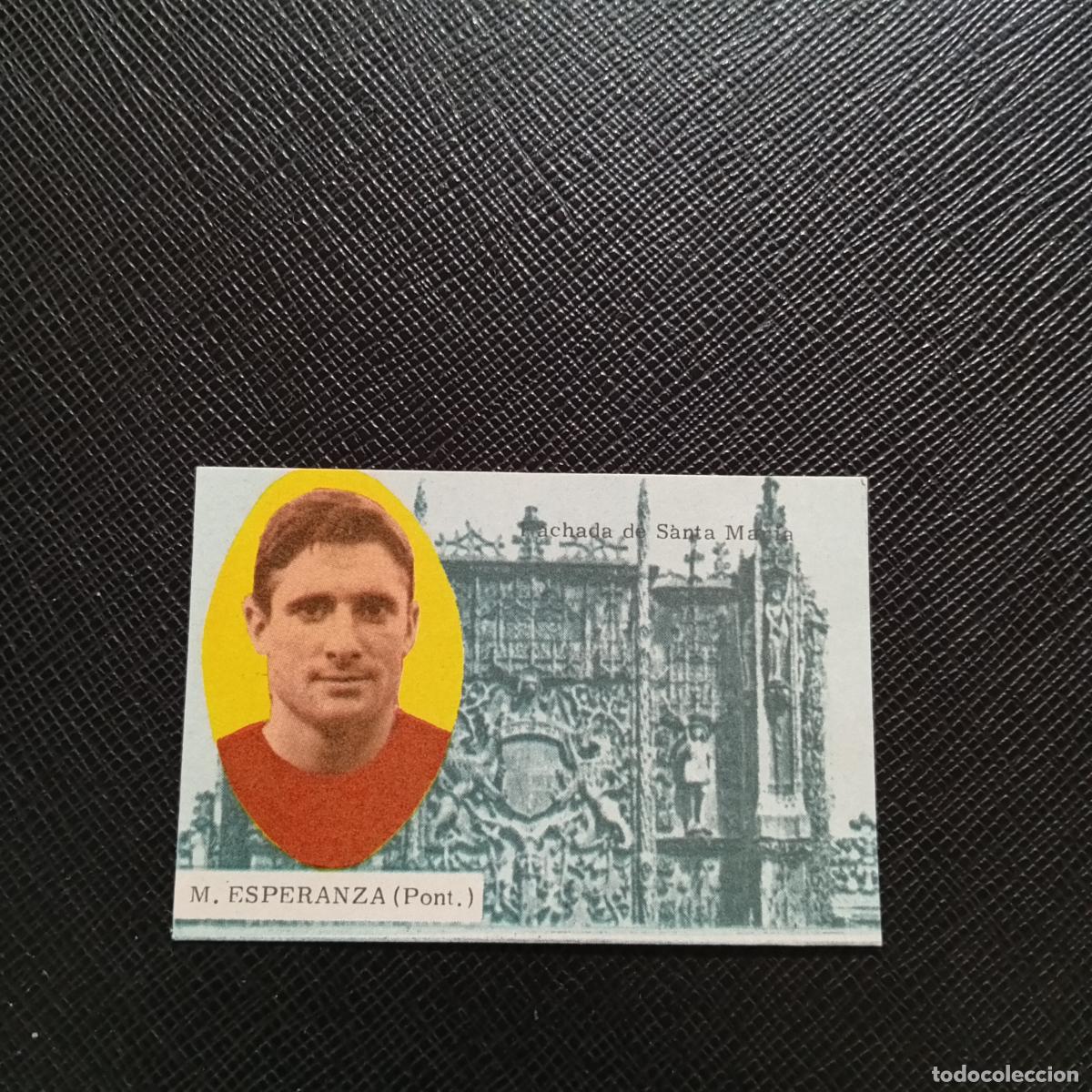 Fu&szlig;ball-Sticker: M ESPERANZA PONTEVEDRA FHER 1963 1964 CROMO FUTBOL 63 64 LIGA - SIN PEGAR - A206 PG64