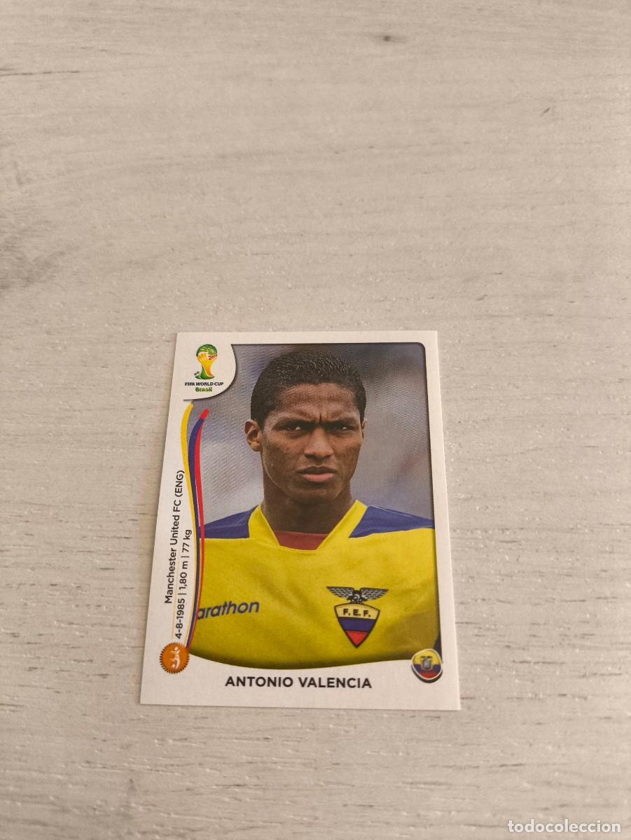 Fu&szlig;ball-Sticker: 369 Antonio Valencia ECUADOR PANINI FIFA MUNDIAL WORLD CUP BRASIL 2014 NO LIGA ESTE