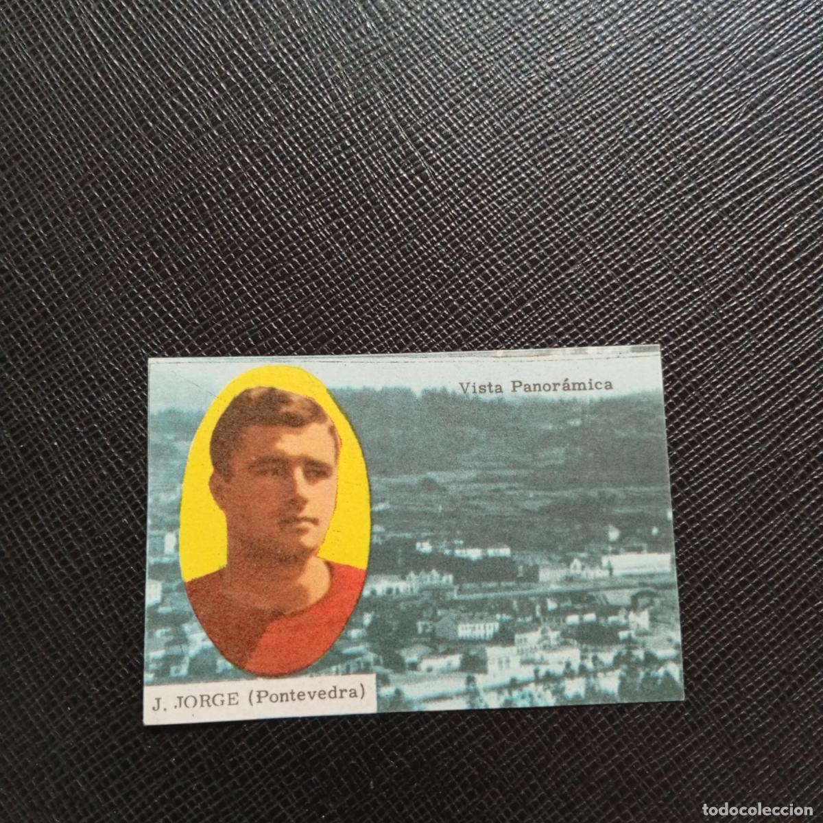 Cromos de F&uacute;tbol: J JORGE PONTEVEDRA FHER 1963 1964 CROMO FUTBOL 63 64 LIGA - SIN PEGAR - A206 PG64 B