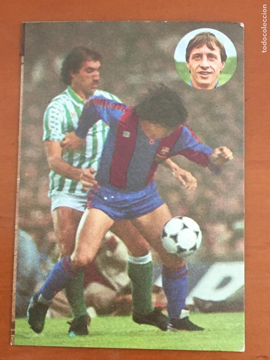 Football Stickers: maradona argentina barcelona cromo n&ordm; 233 aprende a jugar al futbol con johan cruyff nunca pegado