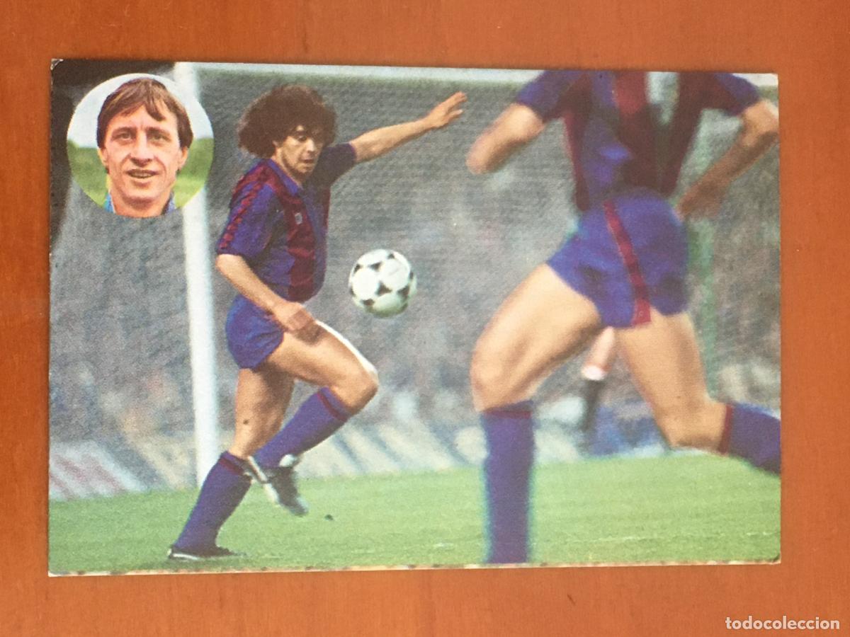 Football Stickers: maradona argentina barcelona cromo n&ordm; 173 aprende a jugar al futbol con johan cruyff nunca pegado