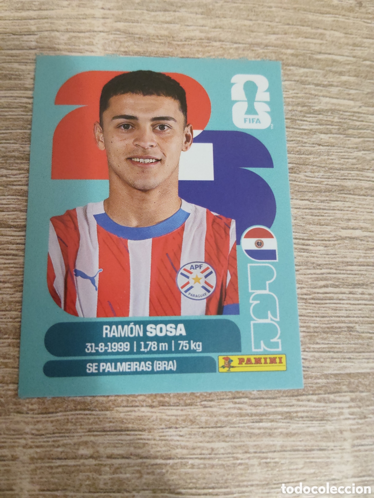 Cromos de F&uacute;tbol: Panini mundial 2026 PAR 18 Ram&oacute;n Sosa Paraguay