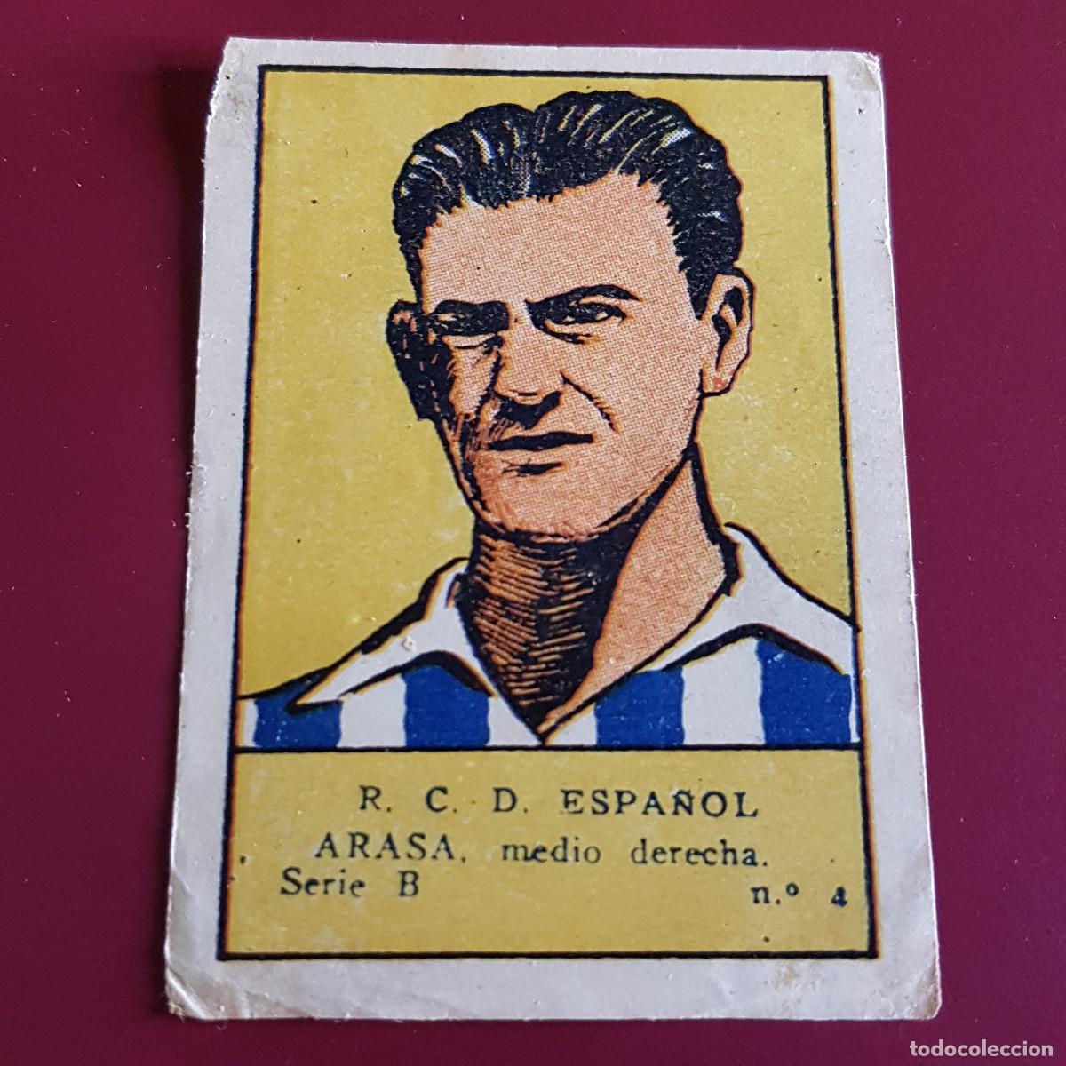 Cromos de Futebol: VALENCIANA - DEPORTES E INSTRUCCION 1941 - 41 - ESPA&Ntilde;OL - SERIE B - ARASA 4 - RECUPERADO