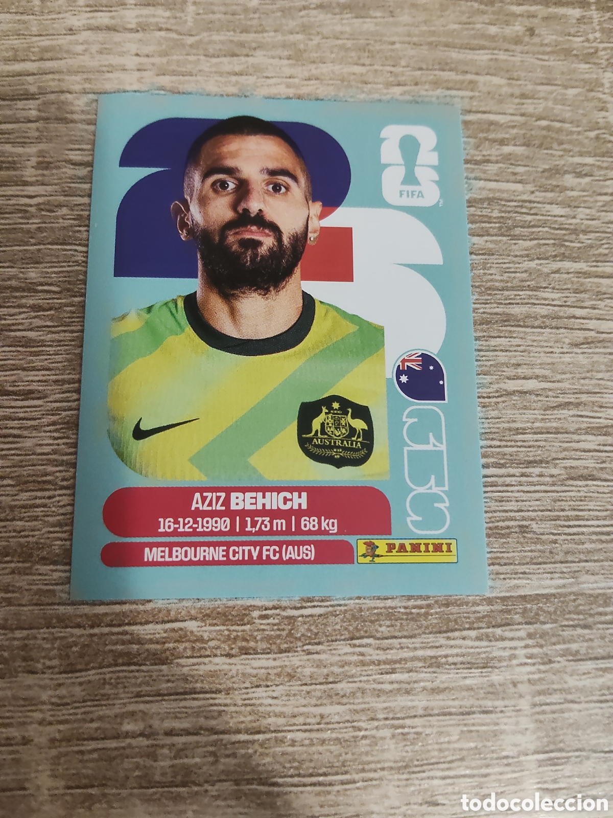 Fu&szlig;ball-Sticker: Panini mundial 2026 AUS 7 Aziz Behich Australia