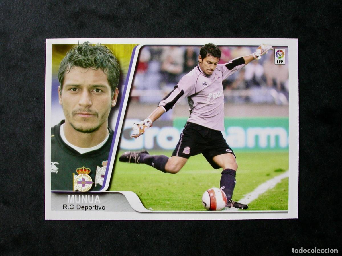 Cartes &agrave; collectionner de Football: 220 MUNUA / DEPORTIVO / EDICIONES ESTADIO 2008 / MUNDICROMO