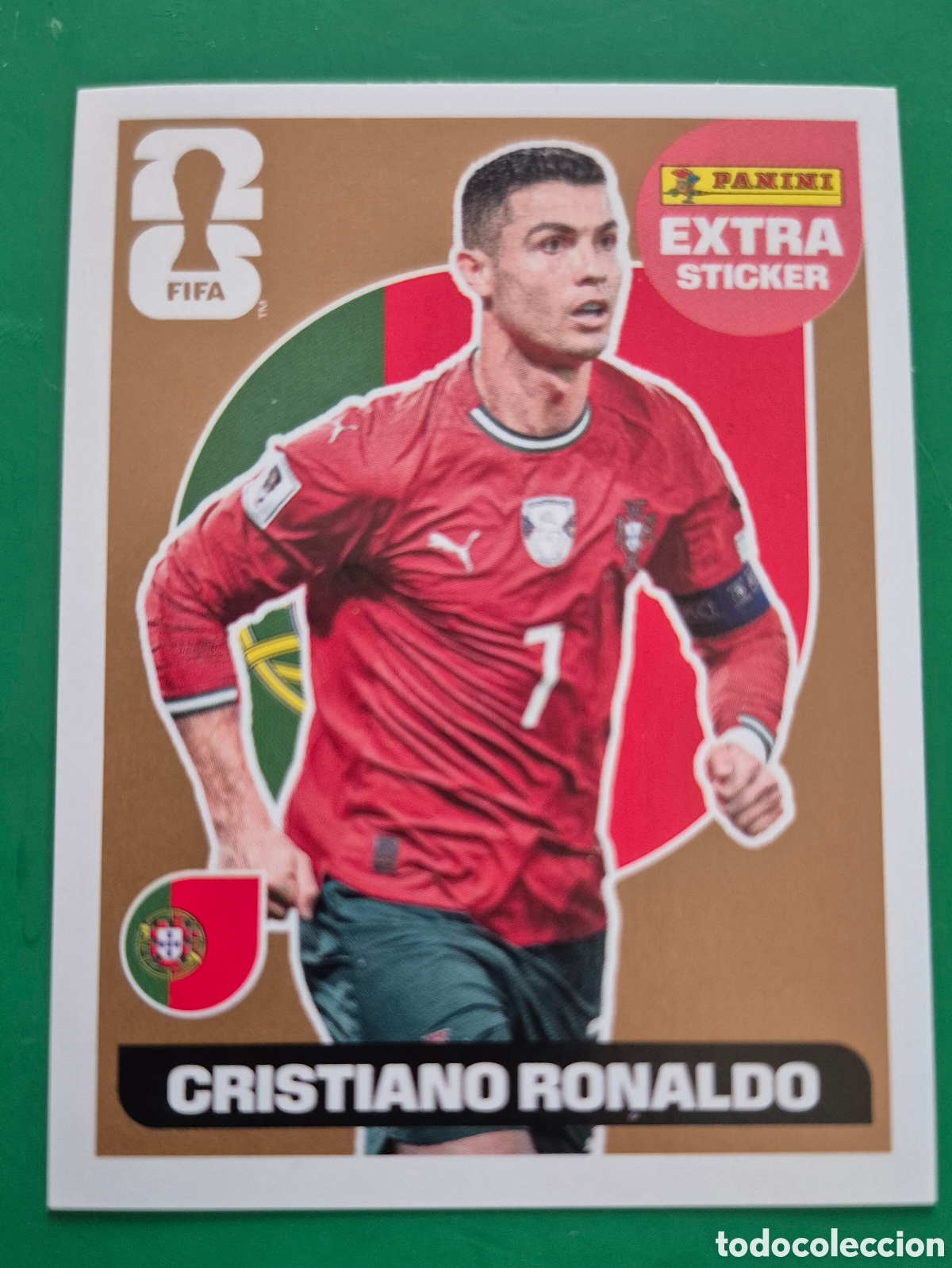Cromos de F&uacute;tbol: CRISTIANO RONALDO EXTRA PORTUGAL MUNDIAL FIFA WORLD CUP 2026 STICKER PANINI SIN PEGAR