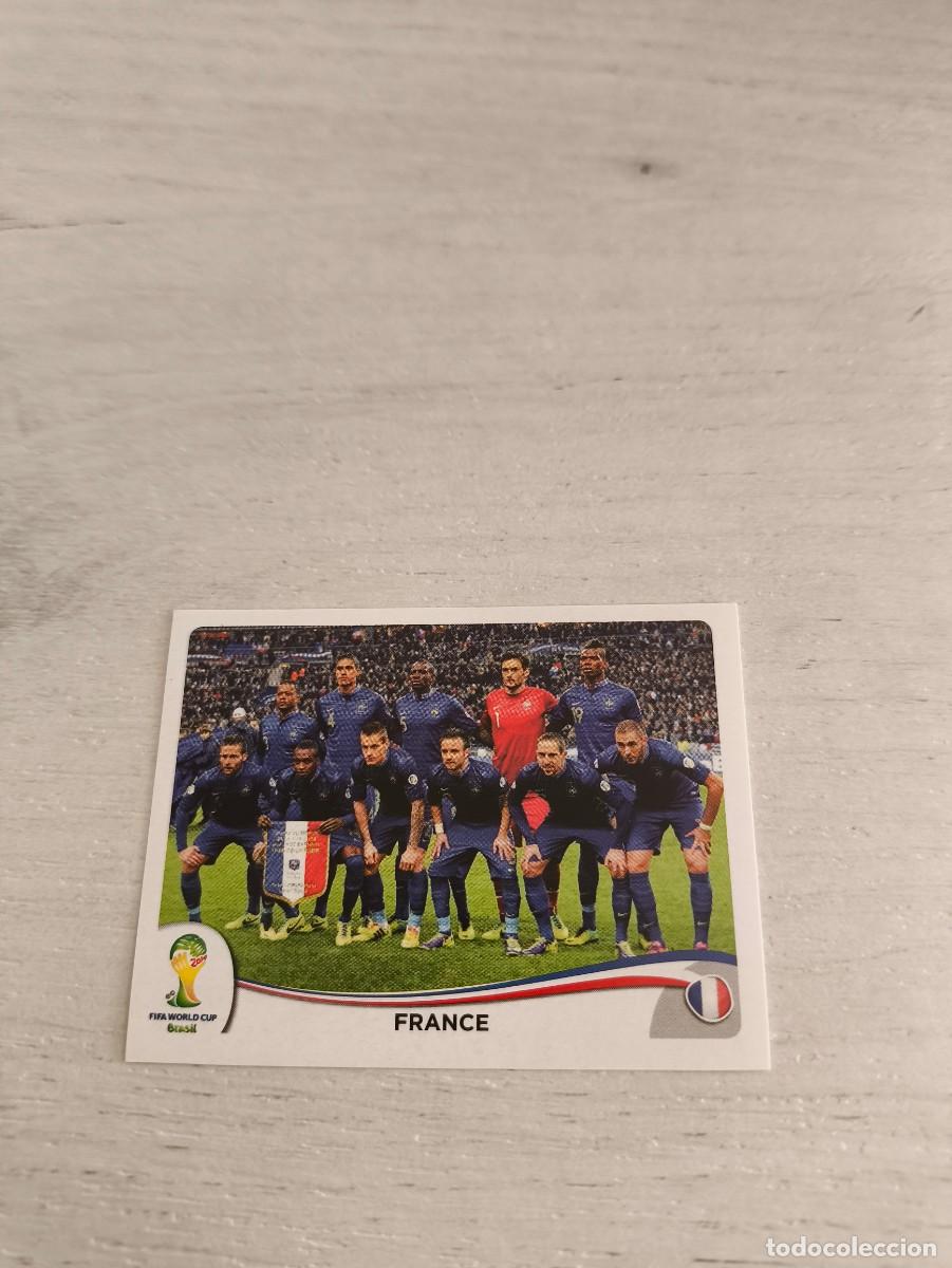 Cromos de F&uacute;tbol: 375 TEAM EQUIPO FRANCIA PANINI FIFA MUNDIAL WORLD CUP BRASIL 2014 NO LIGA ESTE