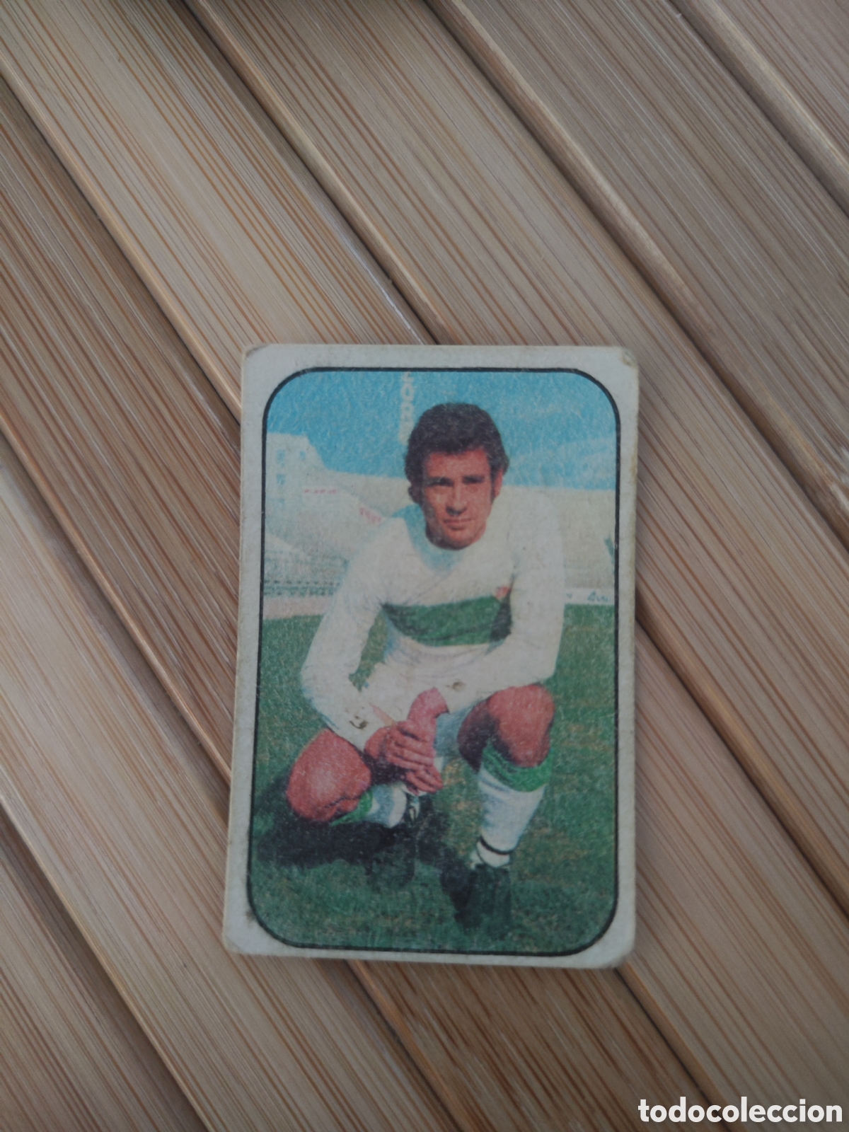Football Stickers: Este 76 77 sin pegar Elche Sitja desgastado
