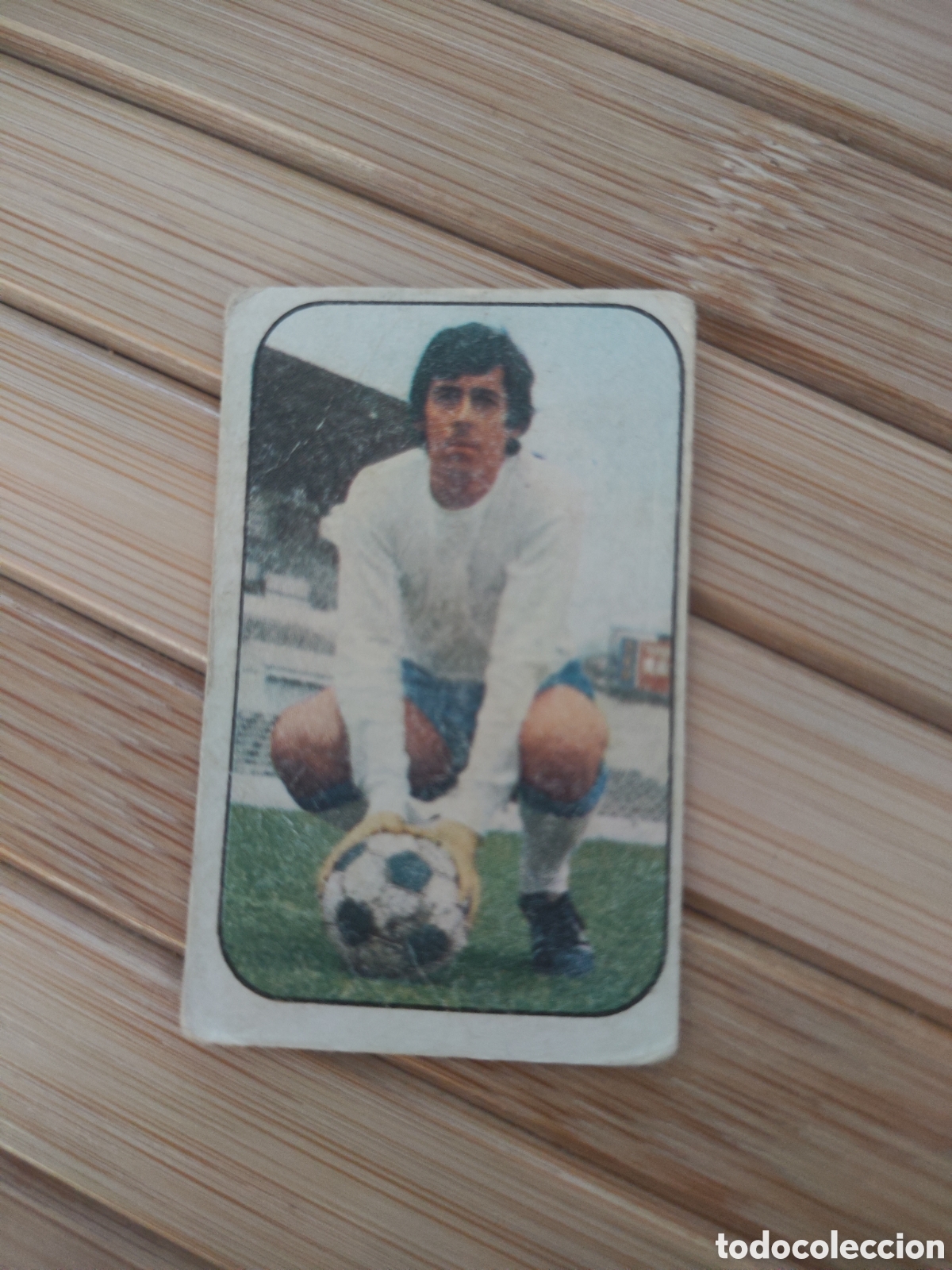Fu&szlig;ball-Sticker: Este 76 77 sin pegar Real Zaragoza Du&ntilde;abeitia desgastado