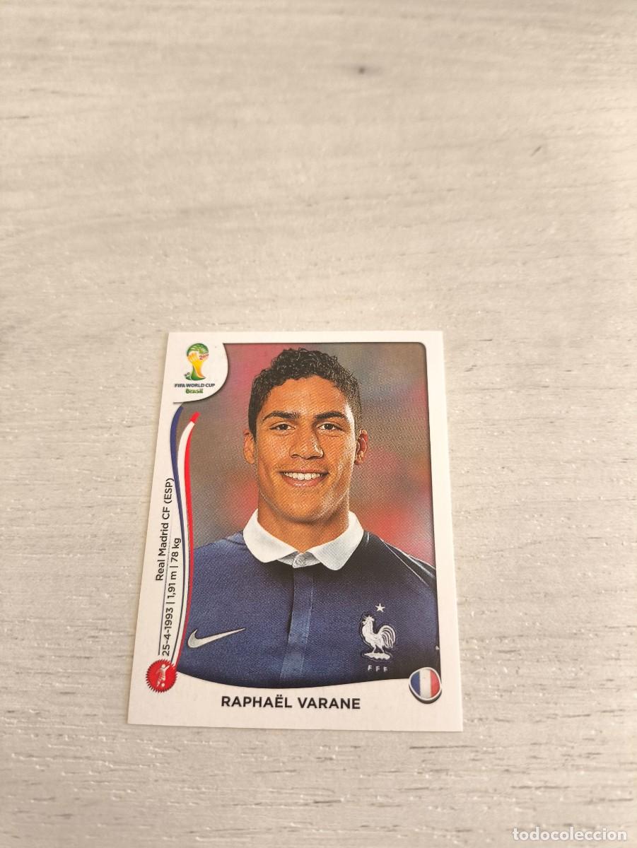 Cromos de F&uacute;tbol: 379 Rapha&euml;l Varane FRANCIA PANINI FIFA MUNDIAL WORLD CUP BRASIL 2014 NO LIGA ESTE