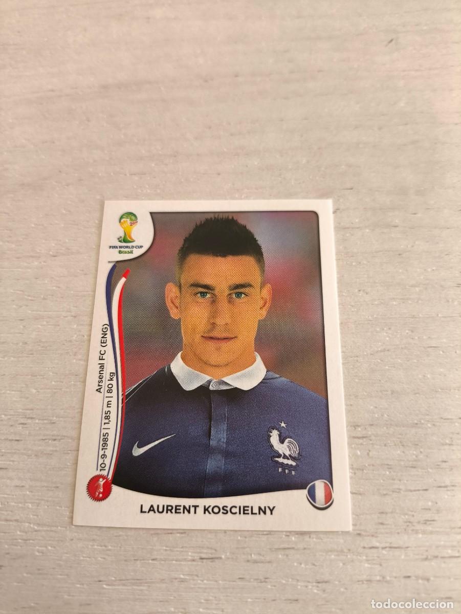 Cromos de F&uacute;tbol: 380 Laurent Koscielny FRANCIA PANINI FIFA MUNDIAL WORLD CUP BRASIL 2014 NO LIGA ESTE
