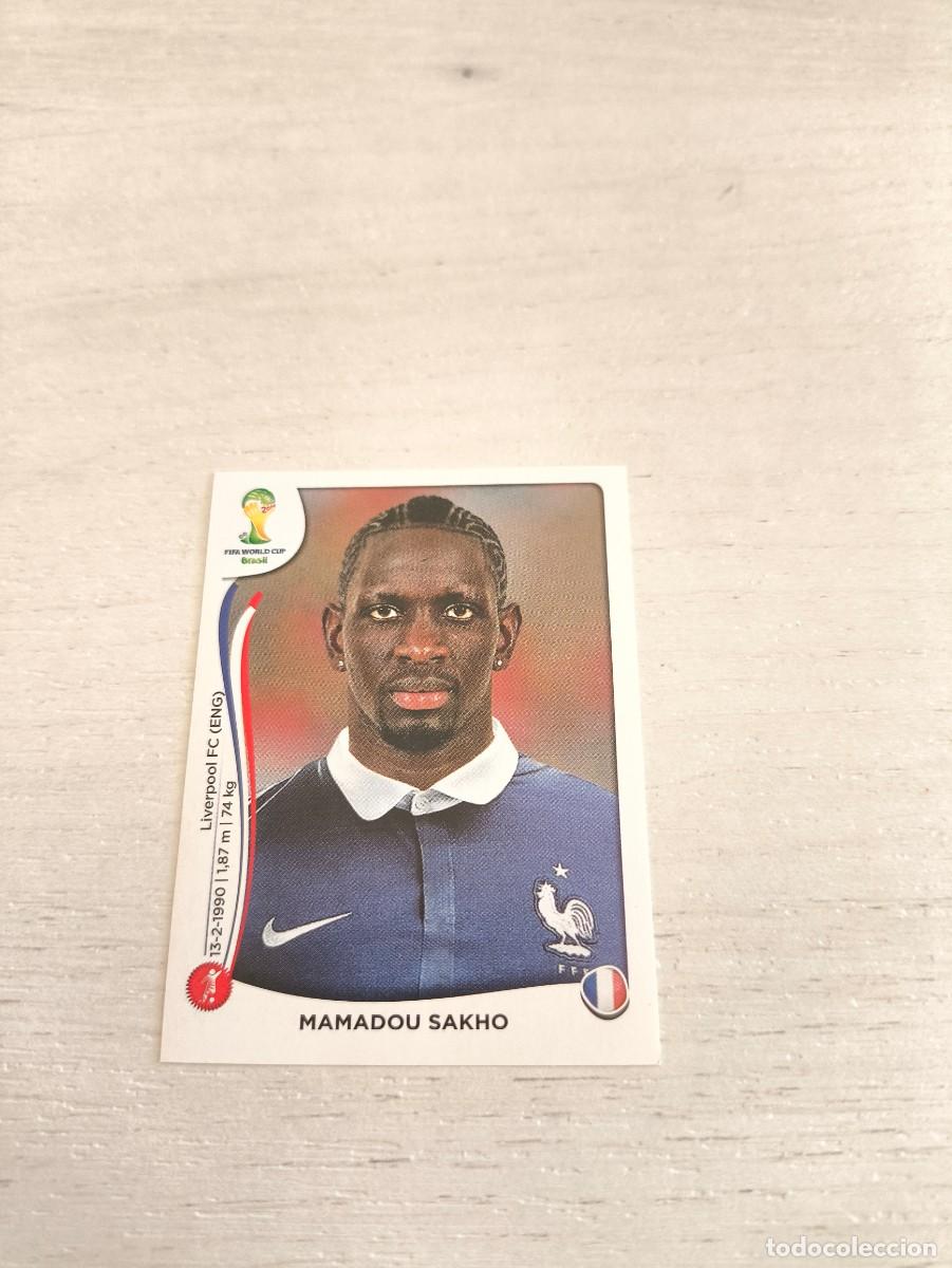 Cromos de F&uacute;tbol: 381 Mamadou Sakho FRANCIA PANINI FIFA MUNDIAL WORLD CUP BRASIL 2014 NO LIGA ESTE