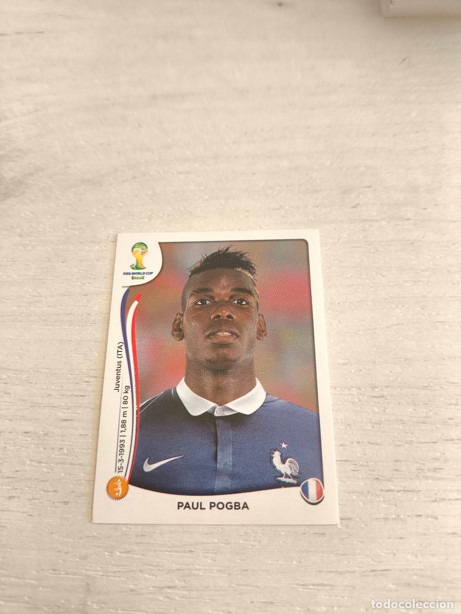 Cromos de F&uacute;tbol: 386 Paul Pogba FRANCIA PANINI FIFA MUNDIAL WORLD CUP BRASIL 2014 NO LIGA ESTE