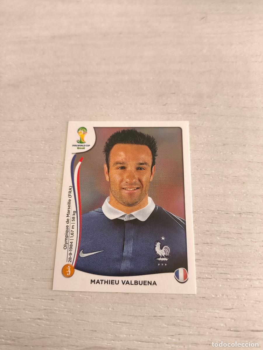 Cromos de F&uacute;tbol: 387 Mathieu Valbuena FRANCIA PANINI FIFA MUNDIAL WORLD CUP BRASIL 2014 NO LIGA ESTE