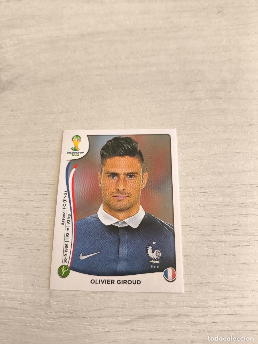 Cromos de F&uacute;tbol: 391 Olivier Giroud FRANCIA PANINI FIFA MUNDIAL WORLD CUP BRASIL 2014 NO LIGA ESTE