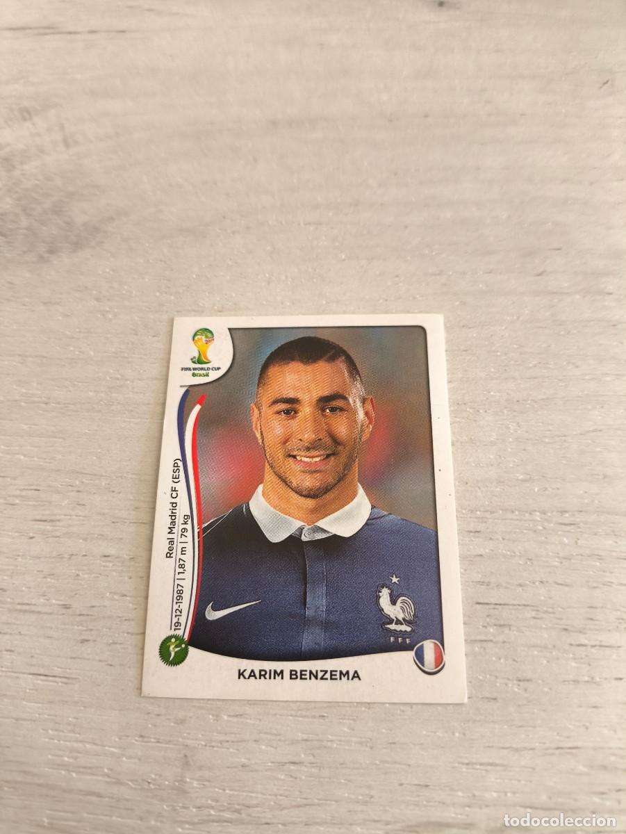 Cromos de F&uacute;tbol: 392 Karim Benzema FRANCIA PANINI FIFA MUNDIAL WORLD CUP BRASIL 2014 NO LIGA ESTE