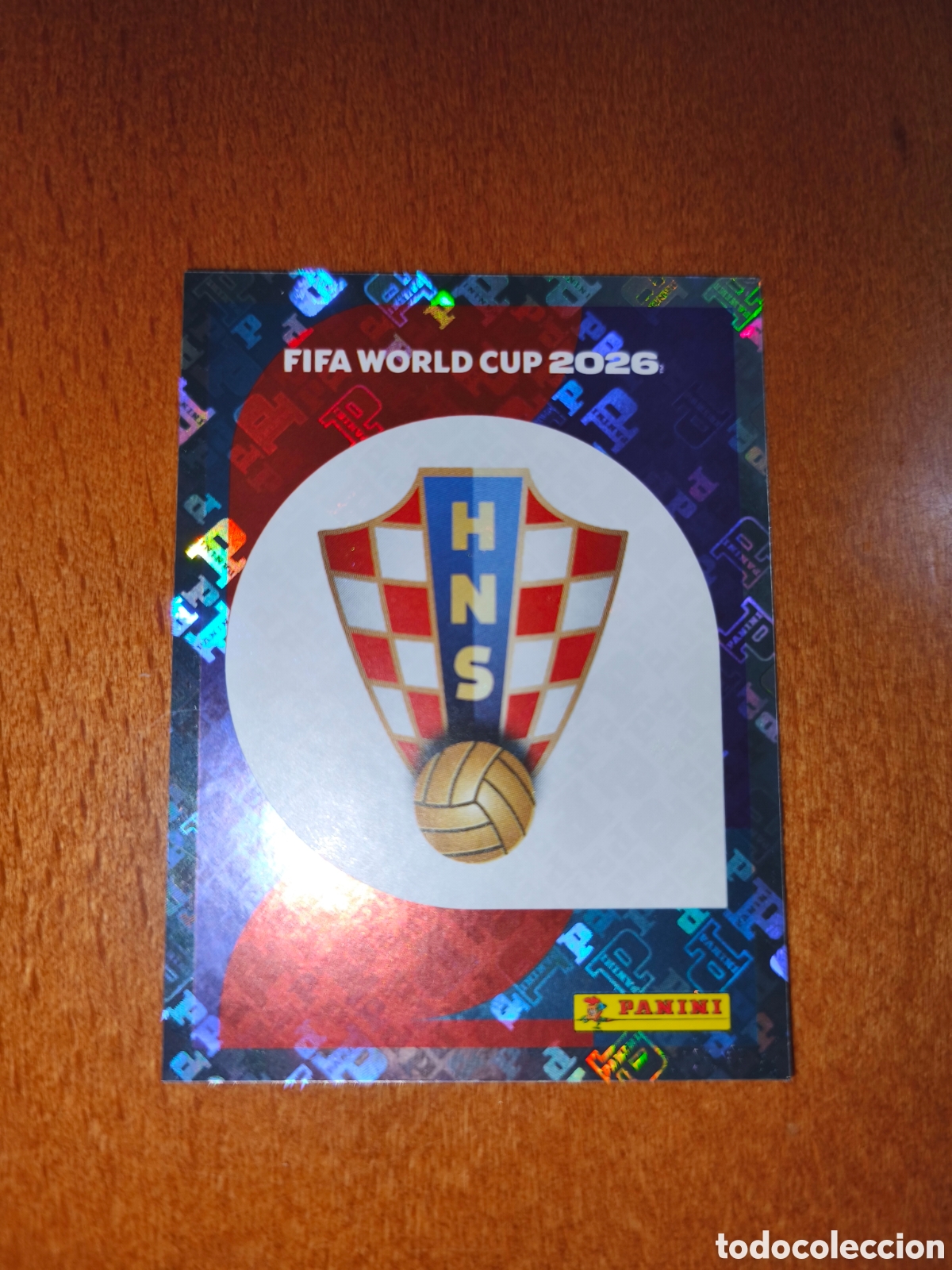 Cromos de F&uacute;tbol: CRO1 Escudo Fifa World Cup 2026 Croacia