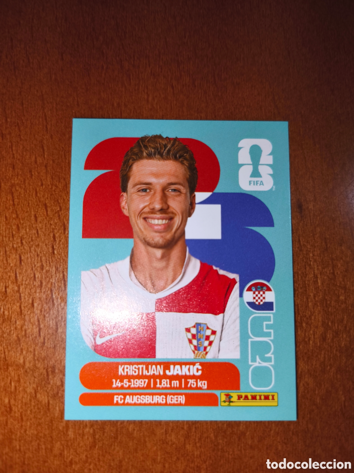 Cromos de F&uacute;tbol: CRO8 Kristijan Jakic Fifa World Cup 2026 Croacia