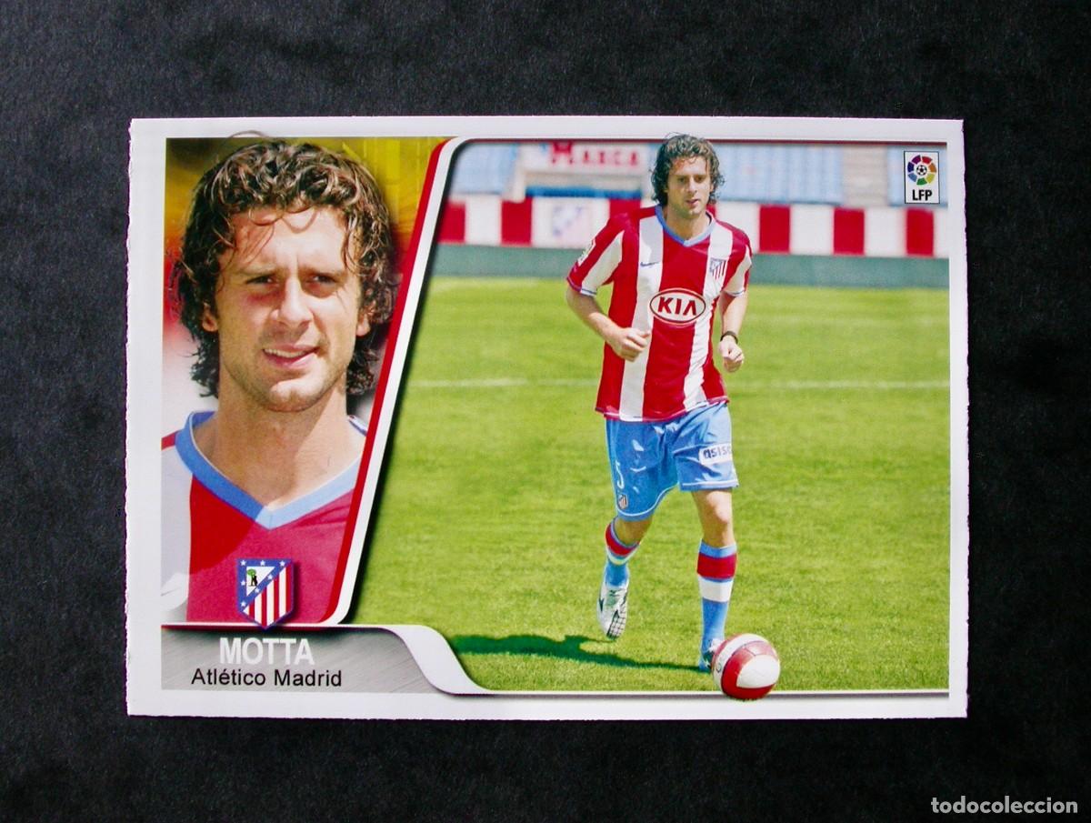 Cromos de F&uacute;tbol: 393 MOTTA / ATL&Eacute;TICO DE MADRID / &Uacute;LTIMA HORA / EDICIONES ESTADIO 2008 / MUNDICROMO