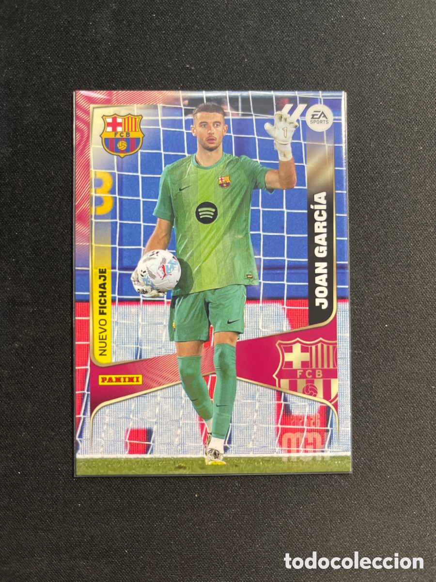 Cromos de F&uacute;tbol: Joan Garcia 450 Nuevo Fichaje Barcelona Megacracks 2025 2026 25 26 Panini