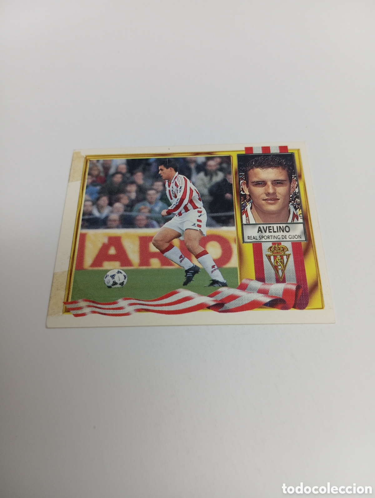 Cromos de F&uacute;tbol: AVELINO Sporting de Gij&oacute;n Liga Este 1995 1996 NUEVO SIN PEGAR PANINI 95 96
