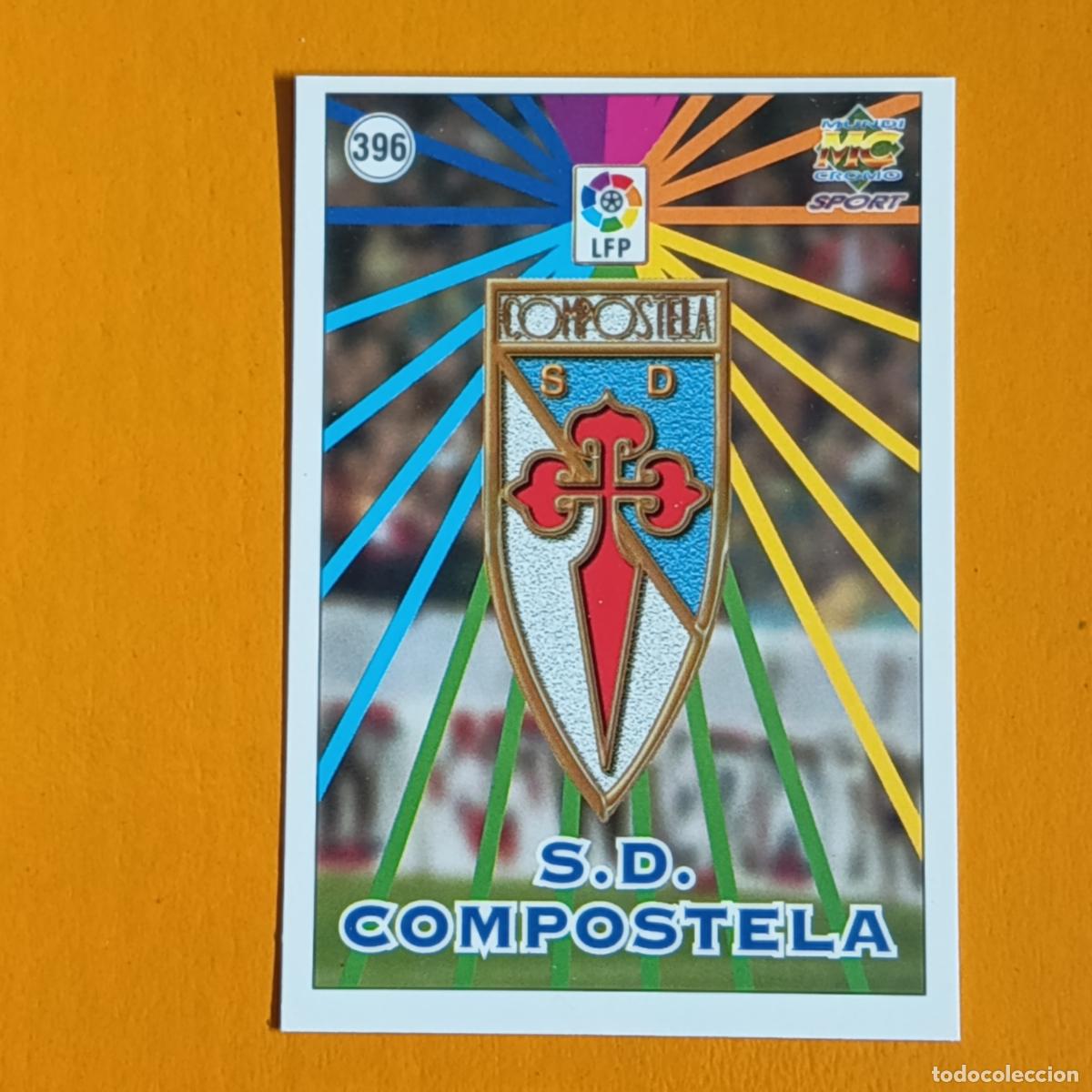Cromos de F&uacute;tbol: 396 ESCUDO/PLANTILLA S.D. COMPOSTELA. LAS FICHAS DE LA LIGA 98-99. MUNDICROMO