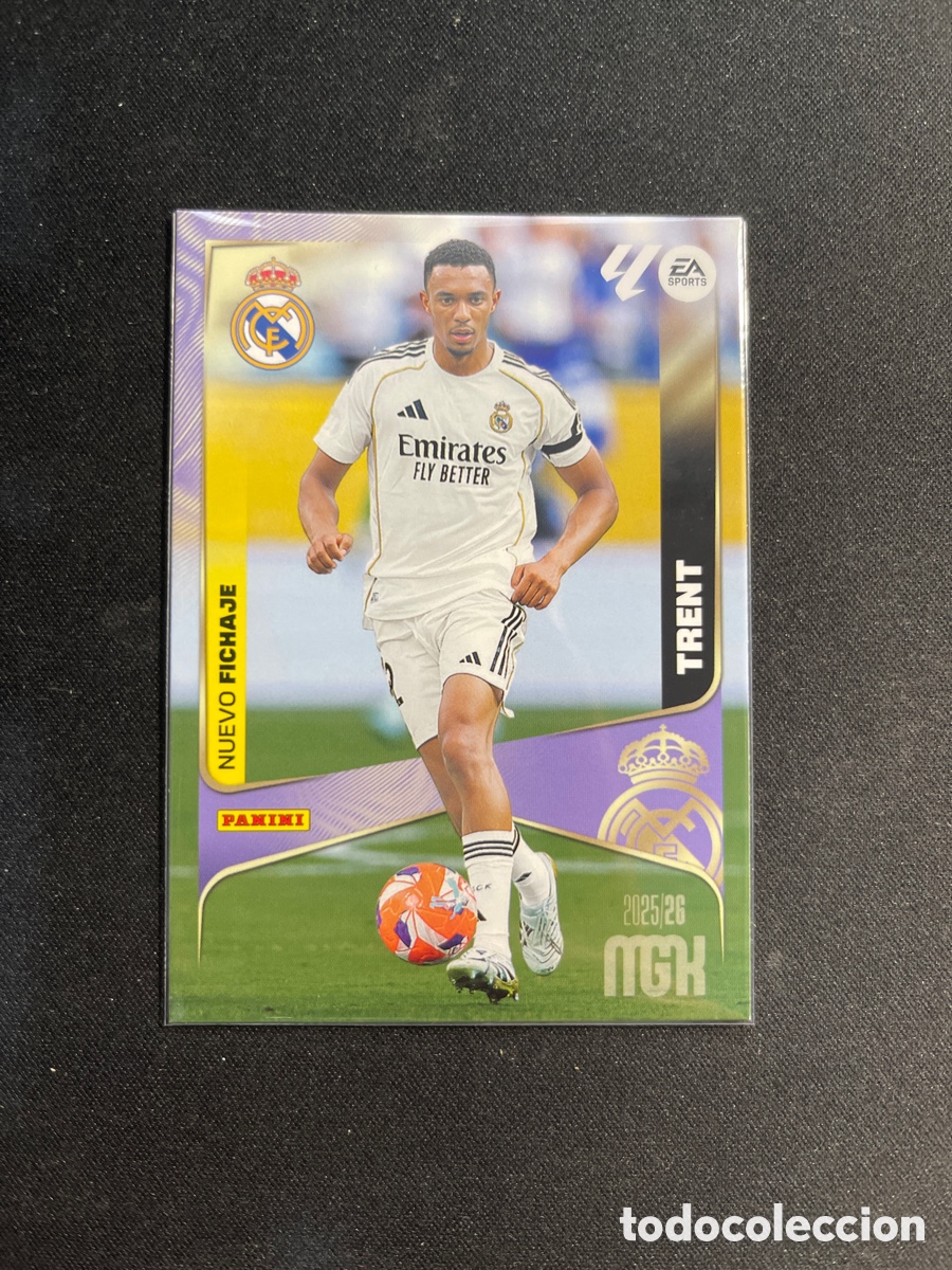 Cromos de F&uacute;tbol: Trent 452 Nuevo Fichaje Real Madrid Megacracks 2025 2026 25 26 Panini