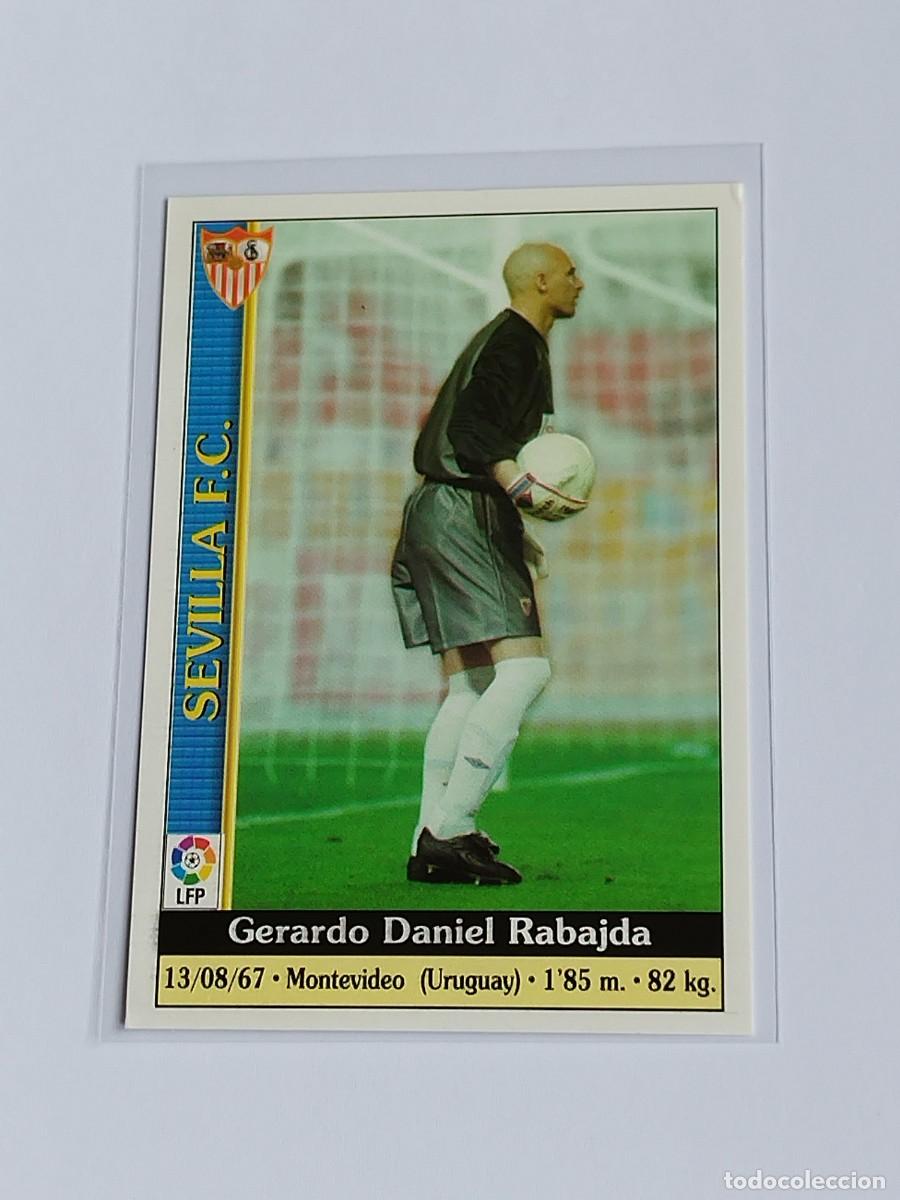 Football Stickers: RABAJDA #327 SEVILLA FC - MUNDICROMO LAS FICHAS DE LA LIGA 1999 2000 - MC 99 00 CROMO FUTBOL
