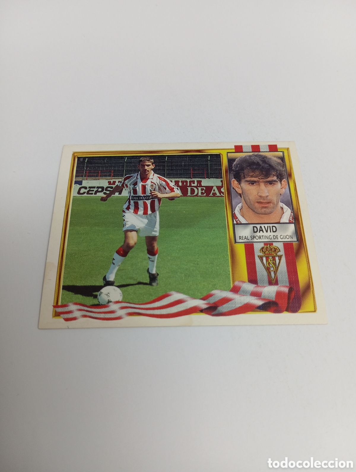 Football Stickers: DAVID BAJA Sporting de Gij&oacute;n Liga Este 1995 1996 NUEVO SIN PEGAR PANINI 95 96