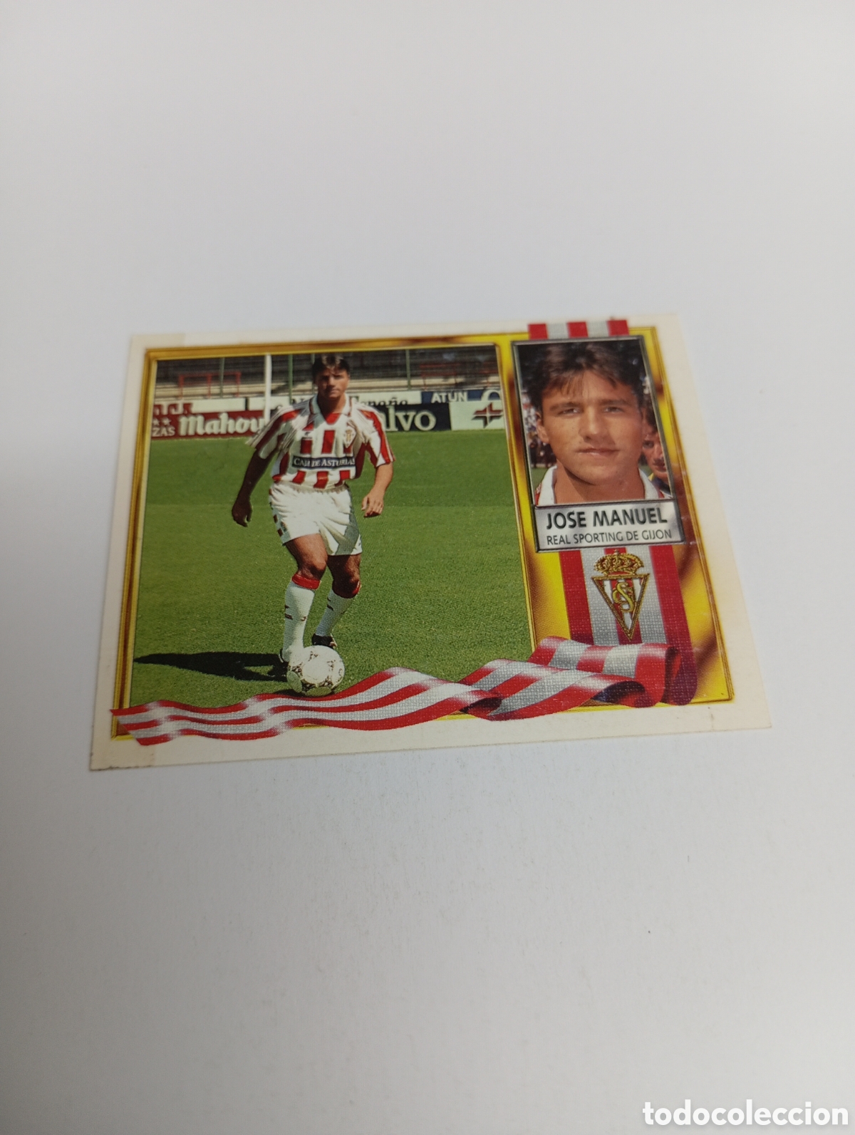 Cromos de F&uacute;tbol: JOSE MANUEL Sporting de Gij&oacute;n Liga Este 1995 1996 NUEVO SIN PEGAR PANINI 95 96