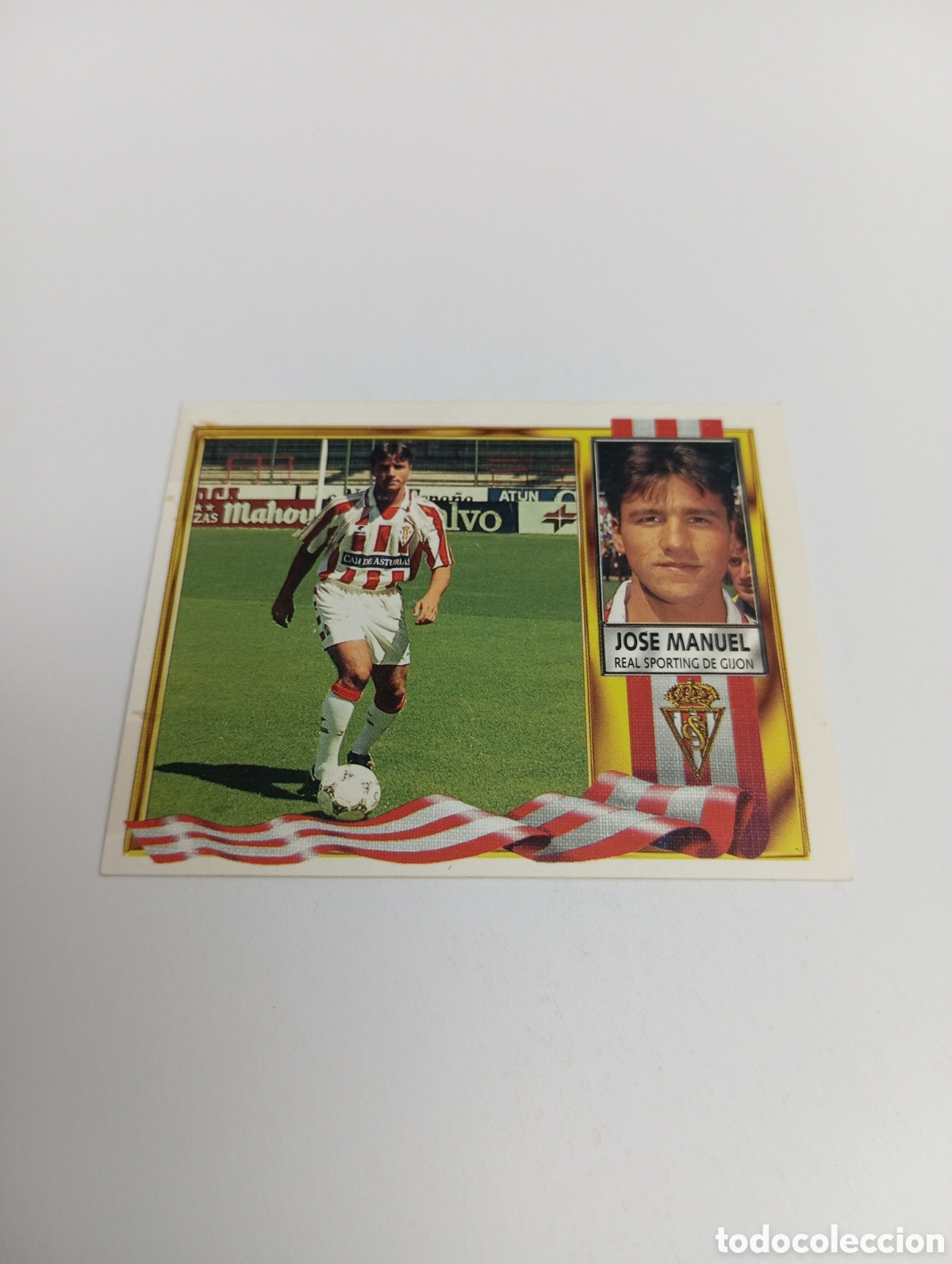 Cromos de F&uacute;tbol: JOSE MANUEL Sporting de Gij&oacute;n Liga Este 1995 1996 NUEVO SIN PEGAR PANINI 95 96