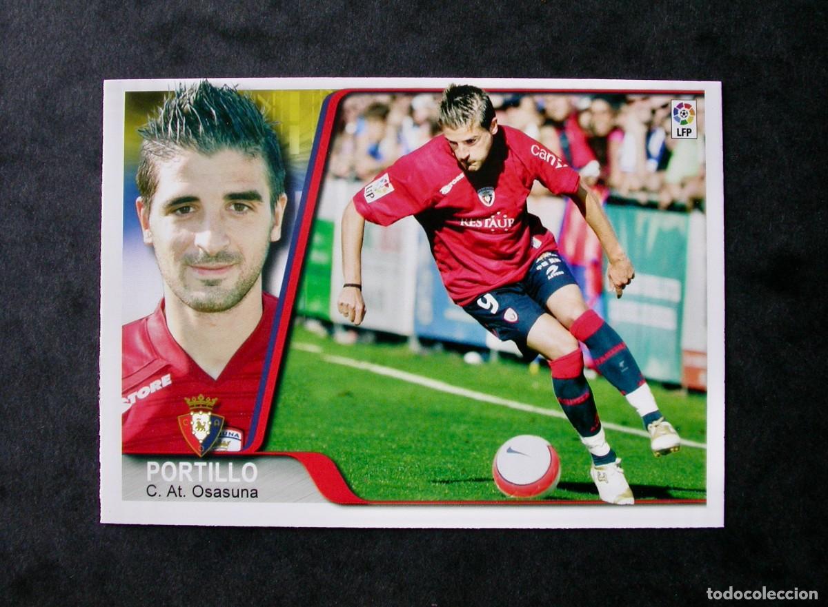 Cromos de F&uacute;tbol: 403 PORTILLO / OSASUNA / &Uacute;LTIMA HORA / EDICIONES ESTADIO 2008 / MUNDICROMO