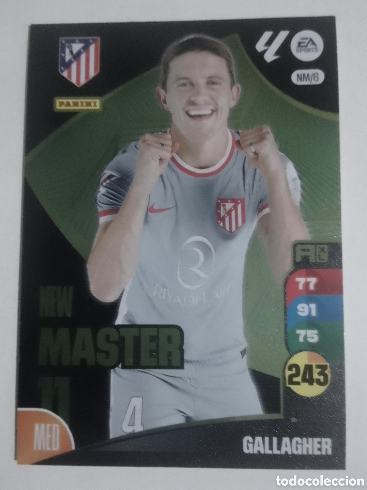 Cromos de F&uacute;tbol: Adrenalyn XL 2024-25 NM/6 Gallagher &bull; Atl&eacute;tico de Madrid. NEW MASTER 11.