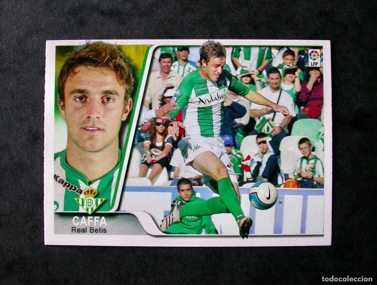 Cromos de F&uacute;tbol: 406 CAFFA / BETIS / &Uacute;LTIMA HORA / EDICIONES ESTADIO 2008 / MUNDICROMO