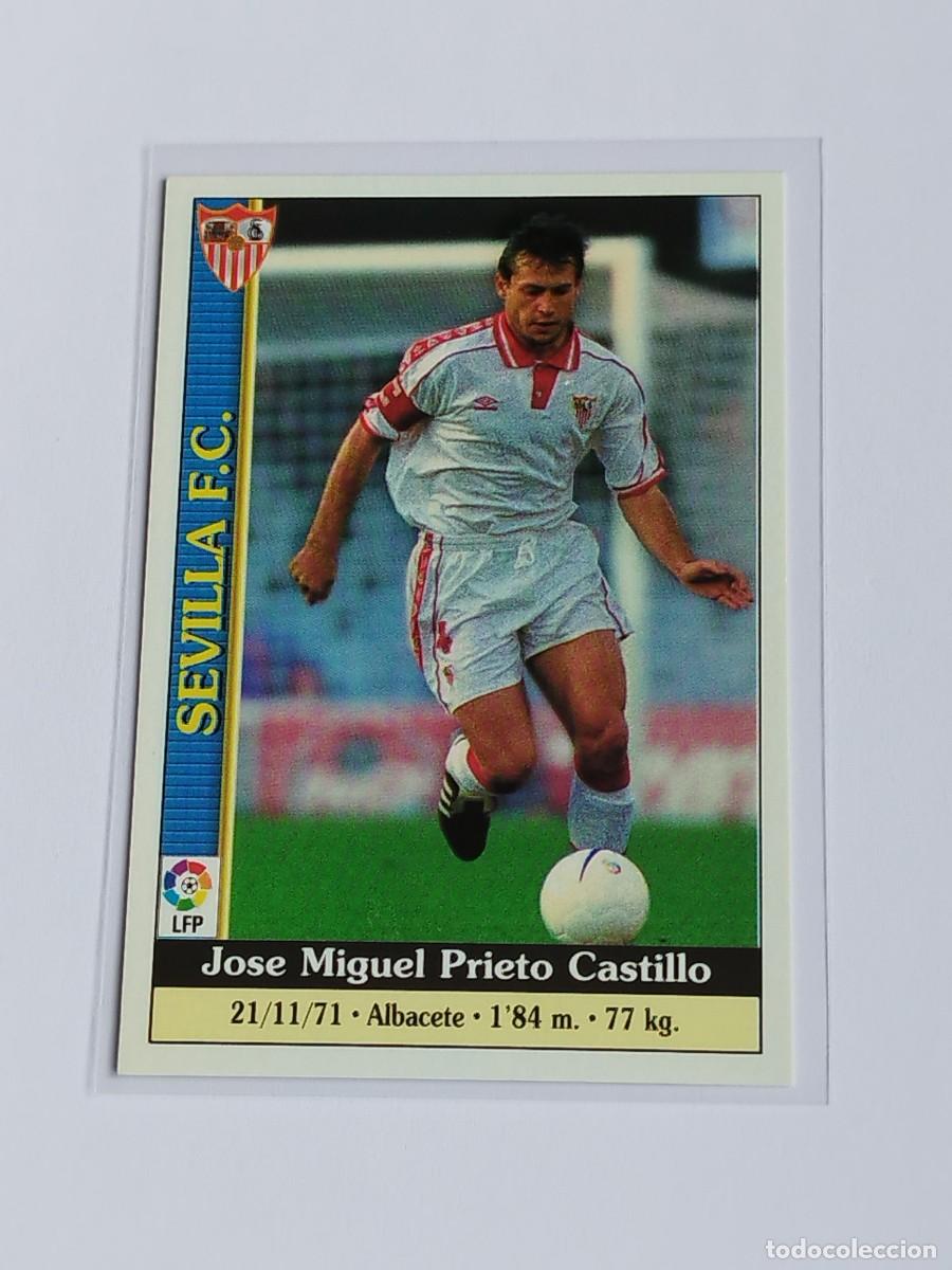 Cromos de F&uacute;tbol: PRIETO ERROR CORREGIDO #331 SEVILLA FC - MUNDICROMO LAS FICHAS DE LA LIGA 1999 2000 - MC 99 00