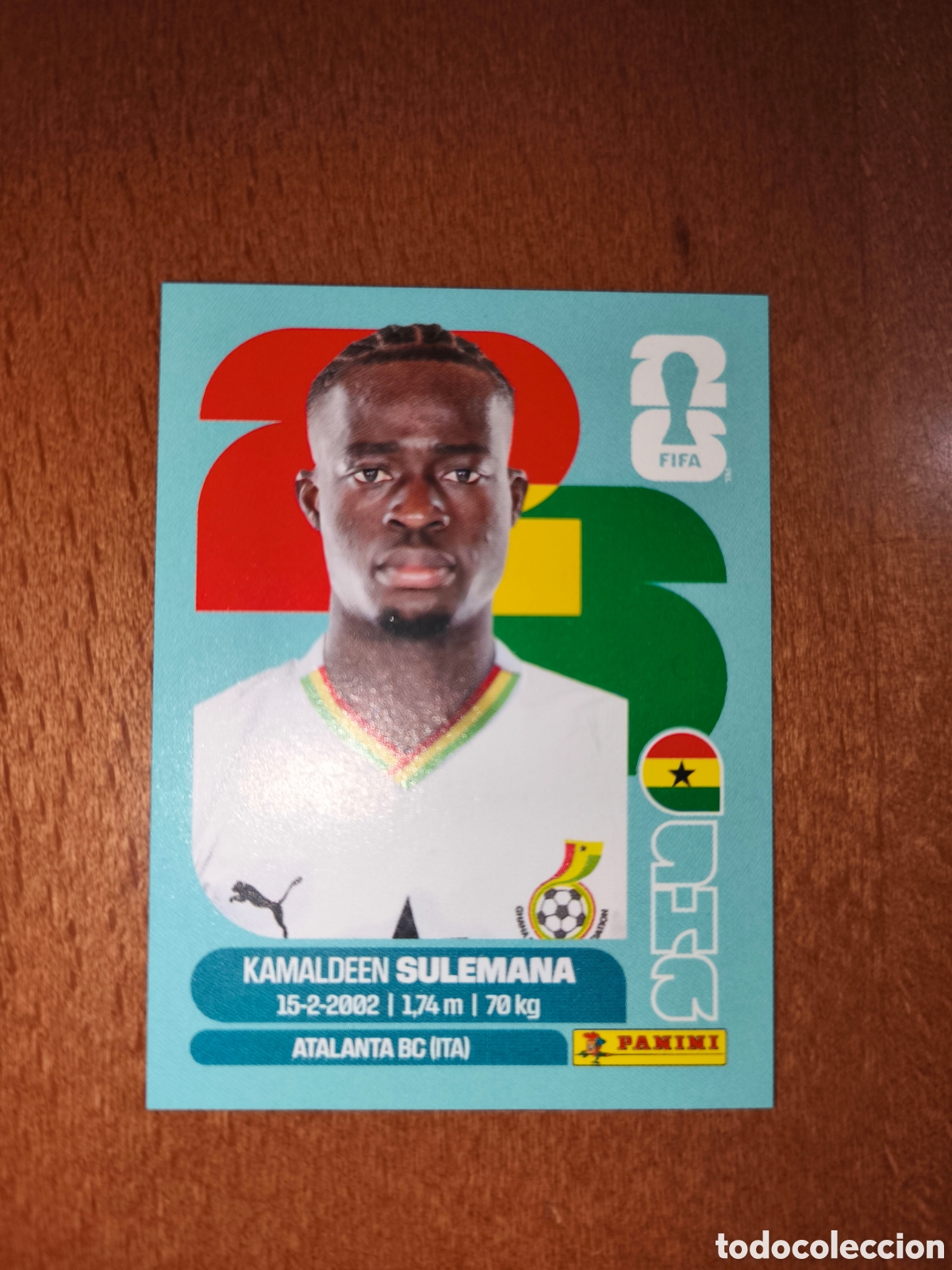 Cromos de F&uacute;tbol: GHA12 Kamaldeen Sulemana Fifa World Cup 2026 Ghana