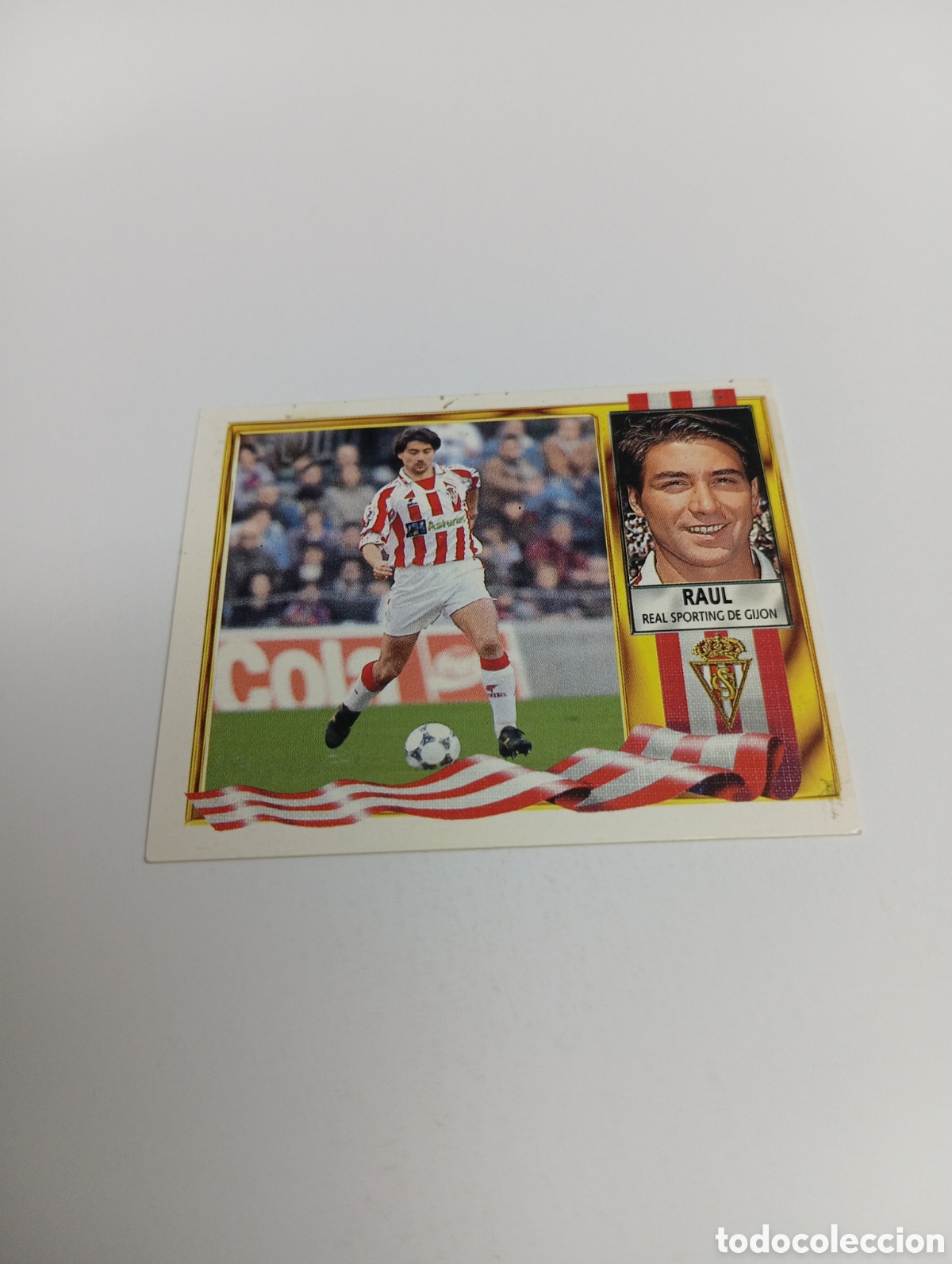 Cromos de F&uacute;tbol: RA&Uacute;L Sporting de Gij&oacute;n Liga Este 1995 1996 NUEVO SIN PEGAR PANINI 95 96