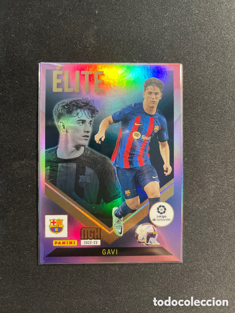 Cromos de F&uacute;tbol: Gavi 496 Elite Barcelona Megacracks 2022 2023 22 23 Panini