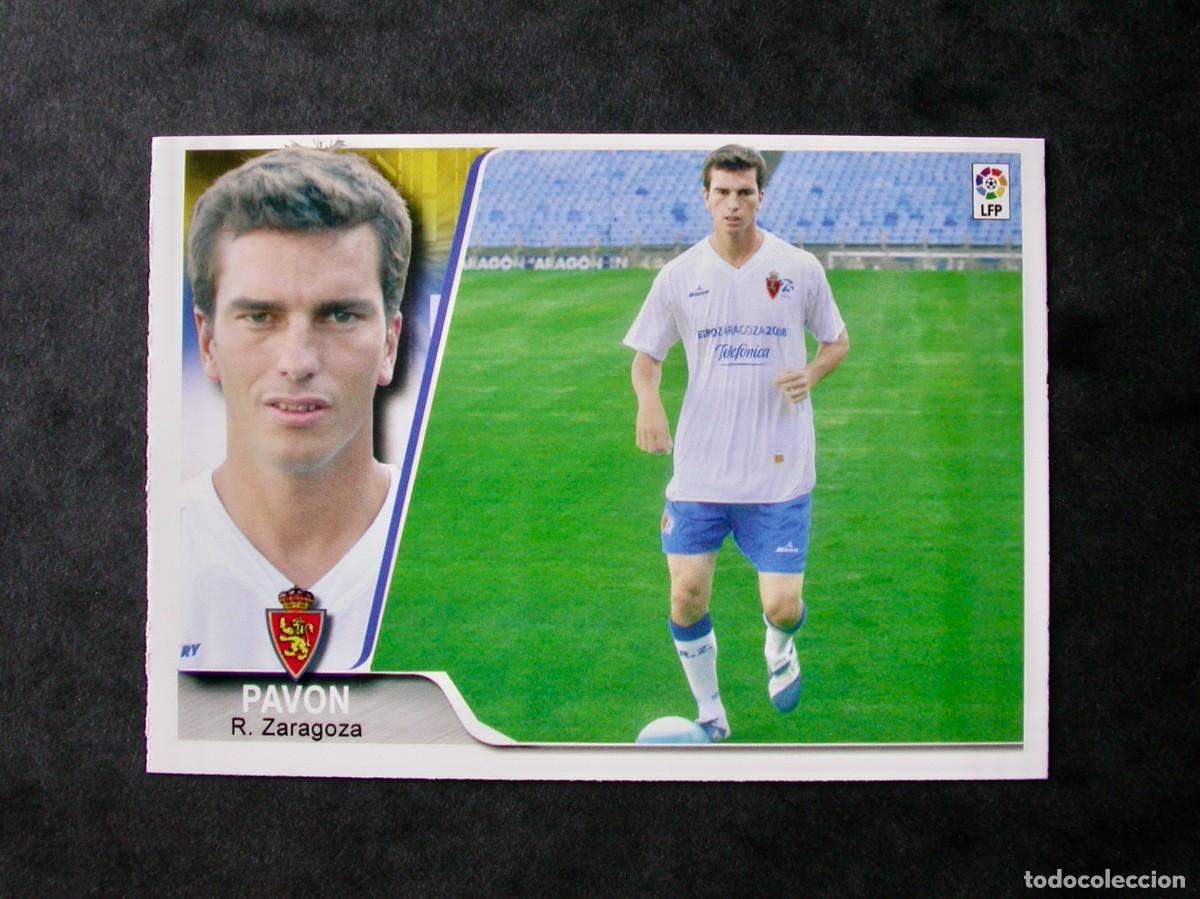 Cromos de F&uacute;tbol: 96 PAV&Oacute;N / ZARAGOZA / ALTA / EDICIONES ESTADIO 2008 / MUNDICROMO
