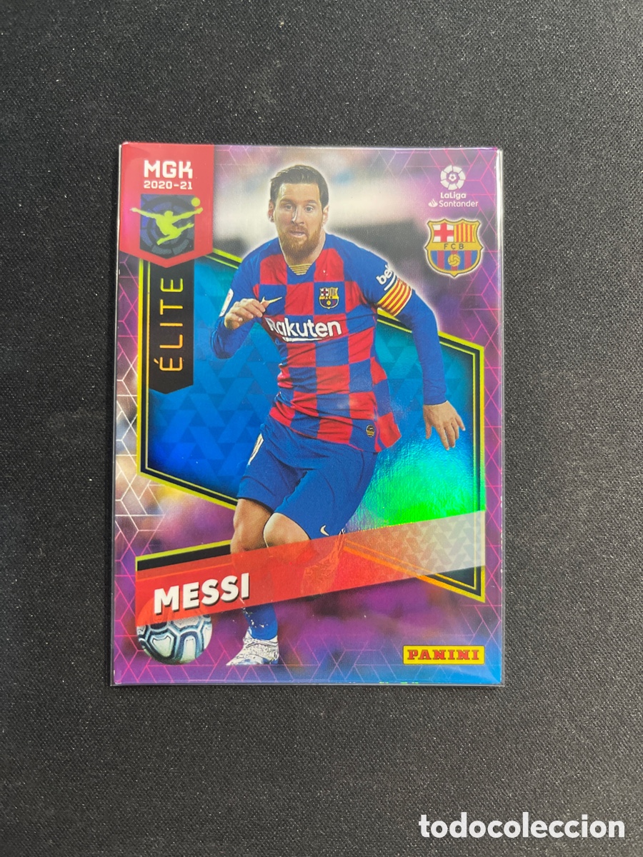 Cromos de F&uacute;tbol: Messi 378 Elite Barcelona Megacracks 2020 2021 20 21 Panini