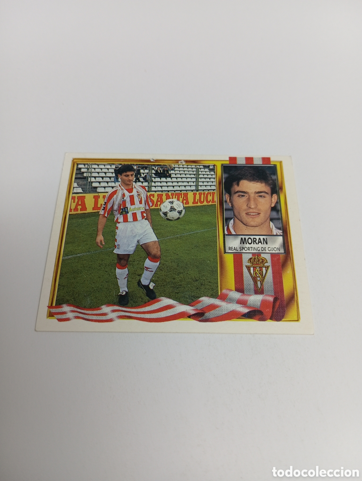 Cromos de F&uacute;tbol: MORAN Sporting de Gij&oacute;n Liga Este 1995 1996 NUEVO SIN PEGAR PANINI 95 96