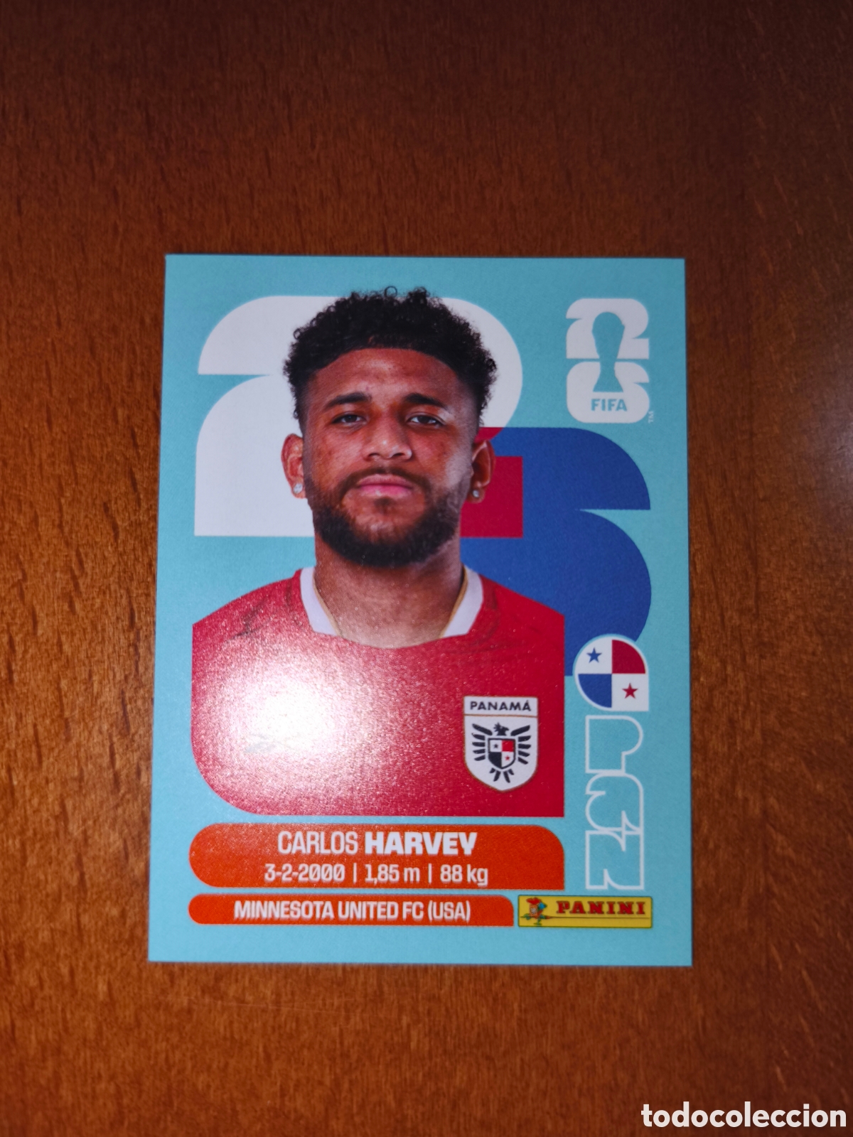 Cromos de F&uacute;tbol: PAN15 Carlos Harvey Fifa World Cup 2026 Panam&aacute;