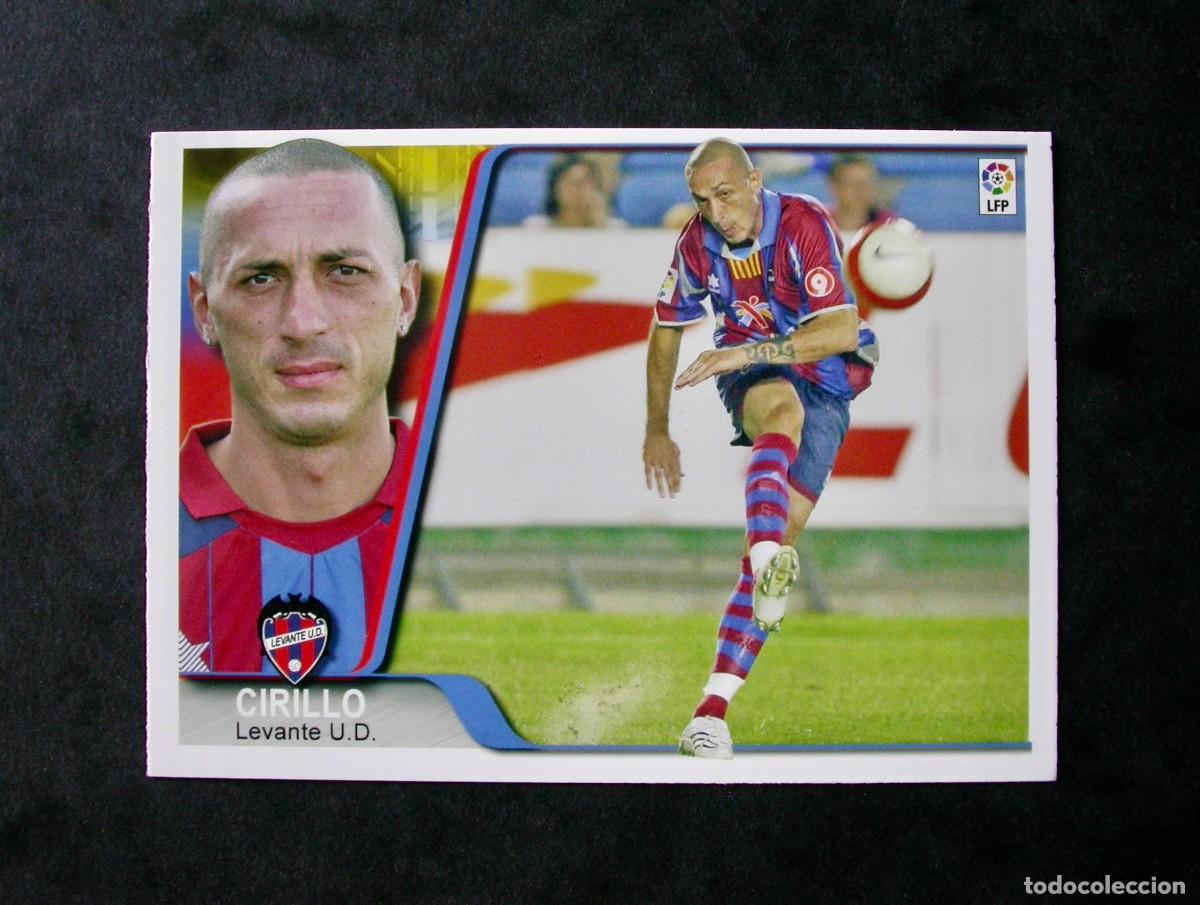 Cromos de F&uacute;tbol: 257 CIRILLO / LEVANTE / ALTA / EDICIONES ESTADIO 2008 / MUNDICROMO