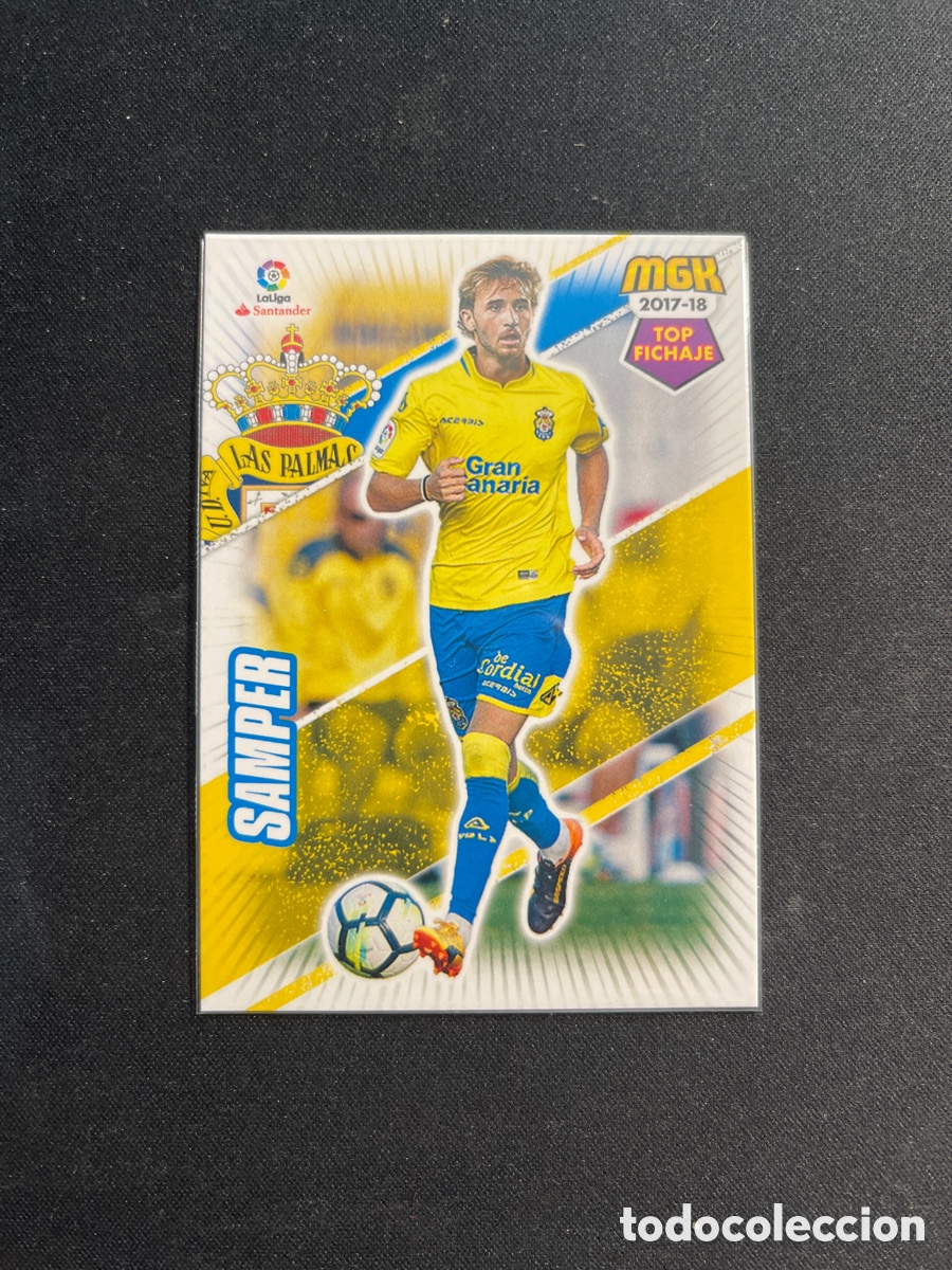Cromos de F&uacute;tbol: Samper 318 Las Palmas Top Fichaje Megacracks 2017 2018 17 18 Panini