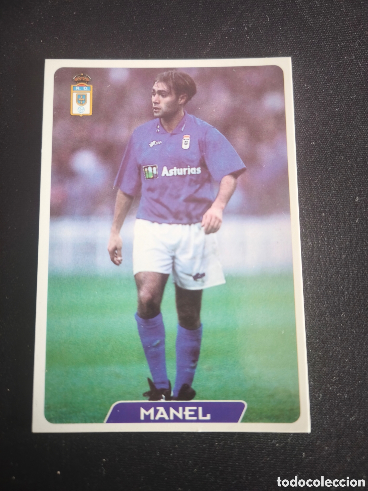 Cromos de F&uacute;tbol: 154 Manel Oviedo LAS FICHAS DE LA LIGA MUNDICROMO 1995 1996