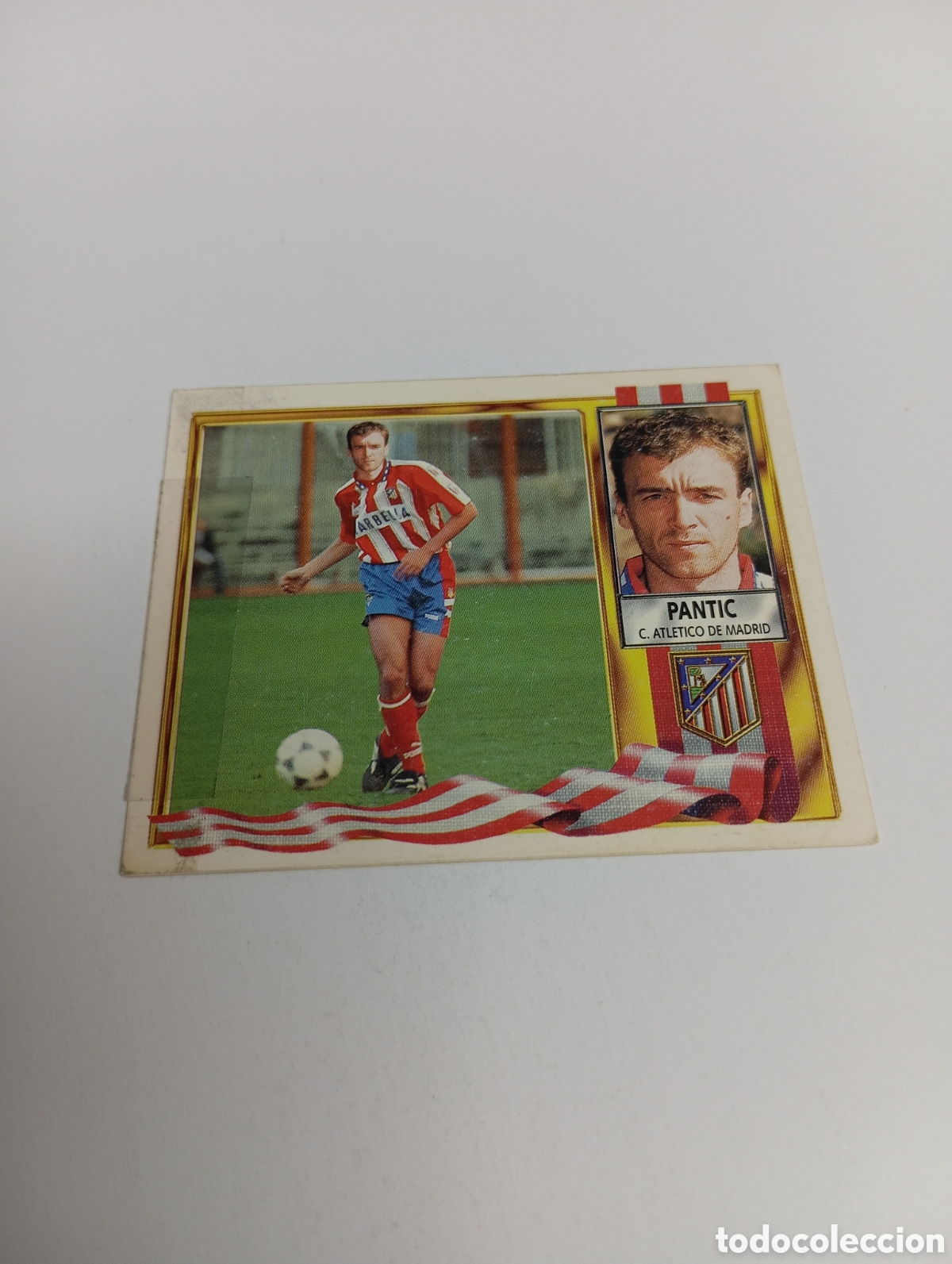 Cromos de F&uacute;tbol: PANTIC COLOCA Atl&eacute;tico de Madrid Liga Este 1995 1996 NUEVO SIN PEGAR PANINI 95 96