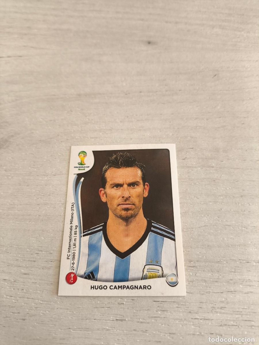 Cromos de F&uacute;tbol: 418 Hugo Campagnaro ARGENTINA PANINI FIFA MUNDIAL WORLD CUP BRASIL 2014 NO LIGA ESTE