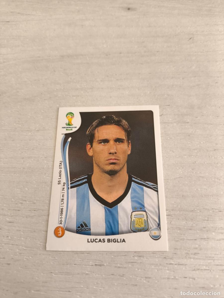 Cromos de F&uacute;tbol: 420 Lucas Biglia ARGENTINA PANINI FIFA MUNDIAL WORLD CUP BRASIL 2014 NO LIGA ESTE